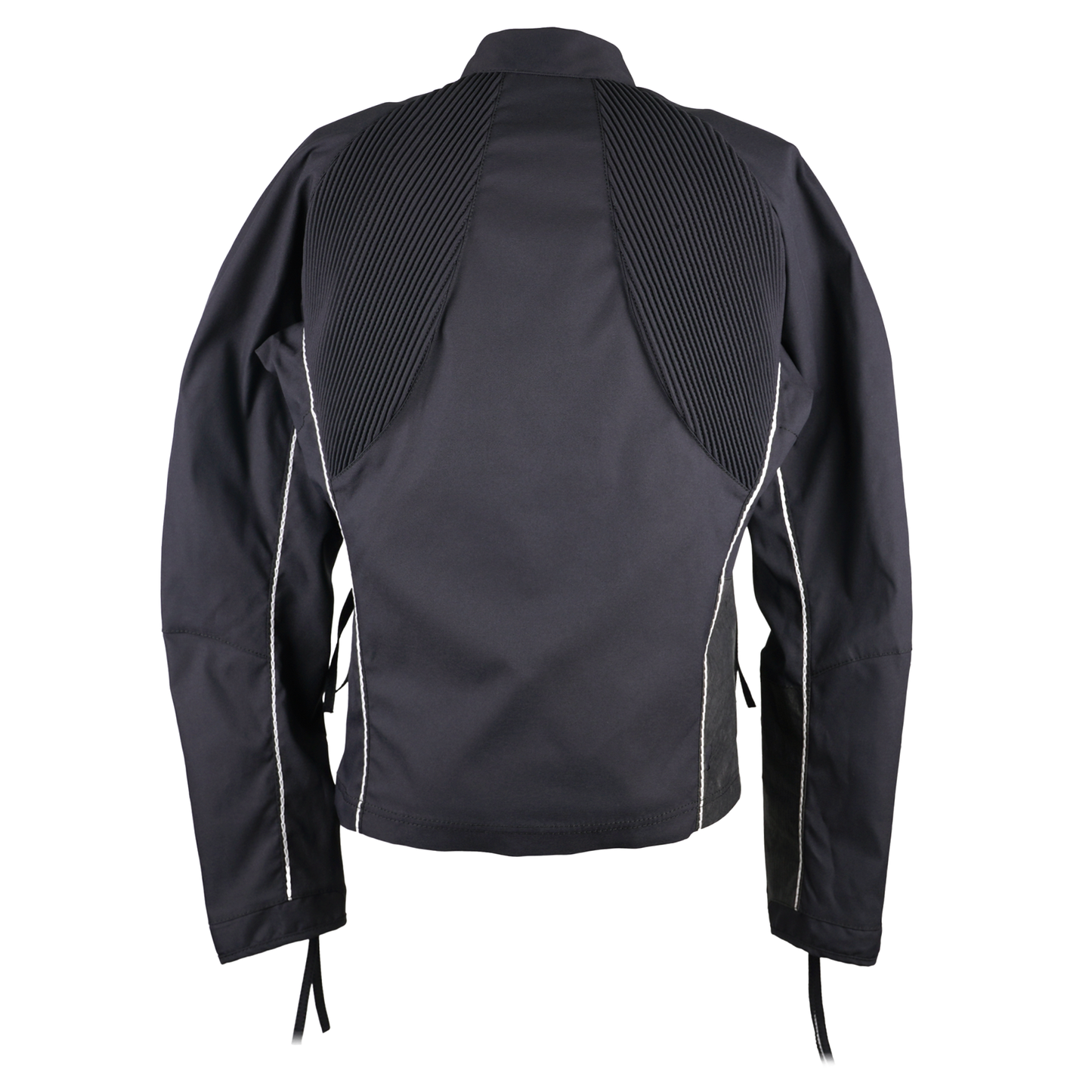 LOCK-STITCHED TRACK JACKET / BLACK