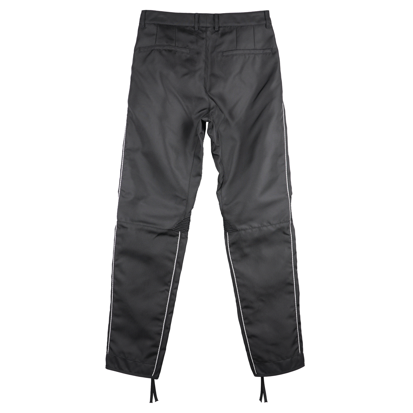 LOCK-STITCHED RIDING PANTS / BLACK