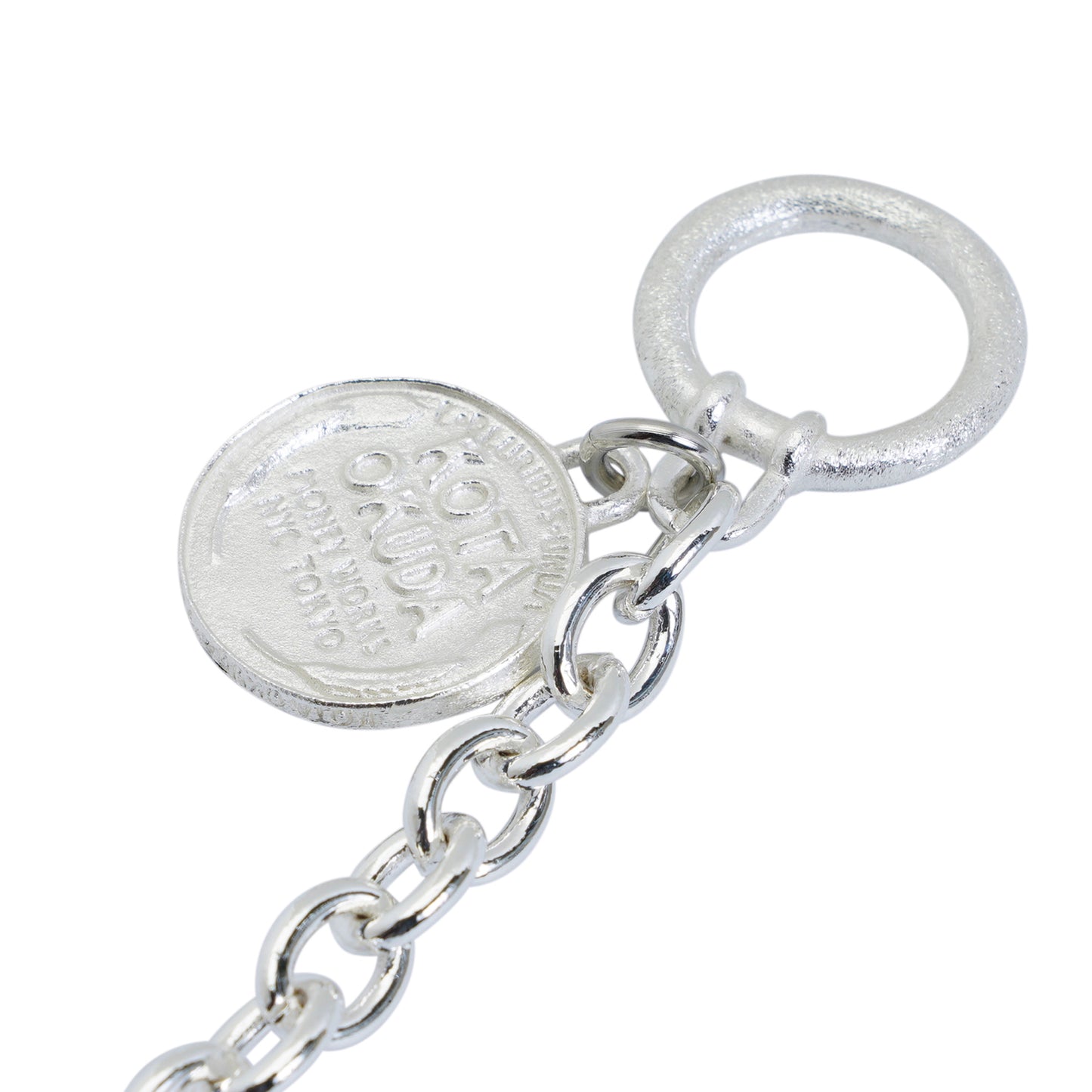 BRACELET-CHAIN - DOLLAR-SILVER / SILVER