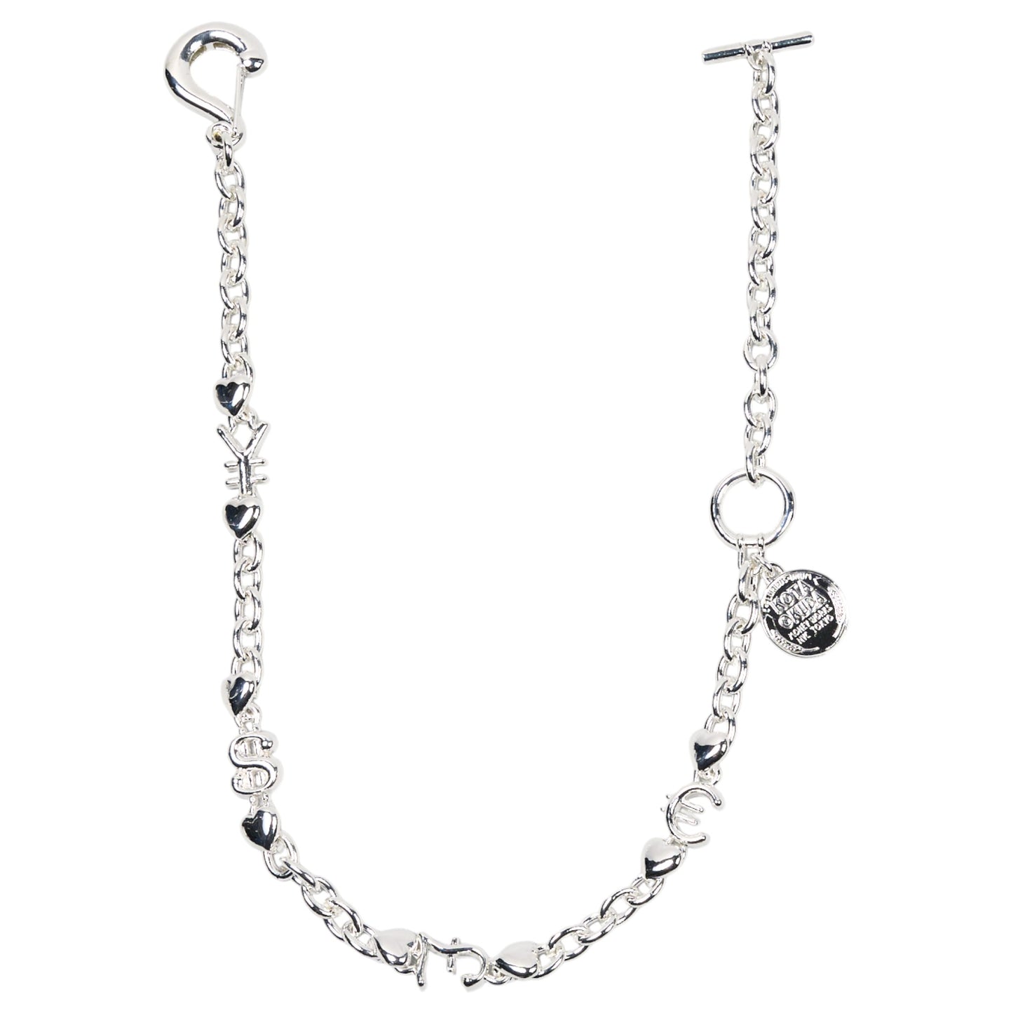 WALLET CHAIN HART-SILVER / SILVER