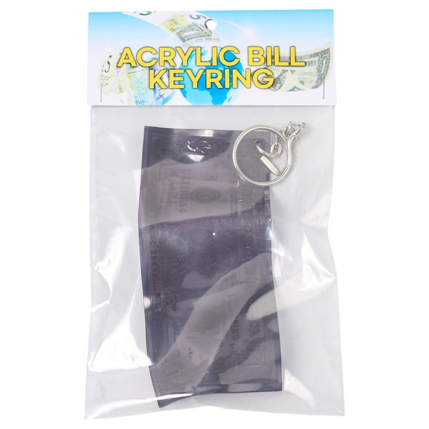 ACRYLIC KEYRING / BLACK