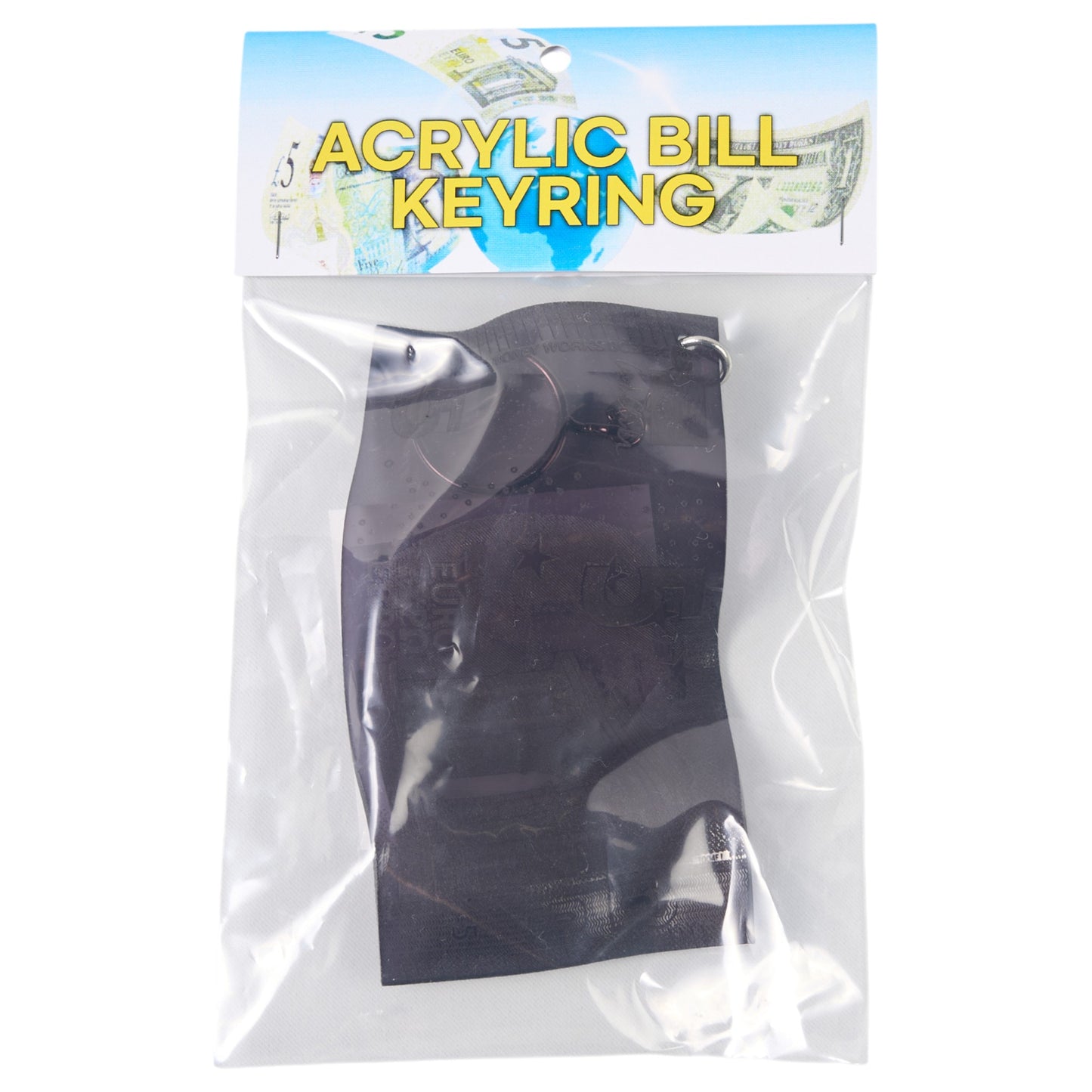 ACRYLIC KEYRING / BLACK