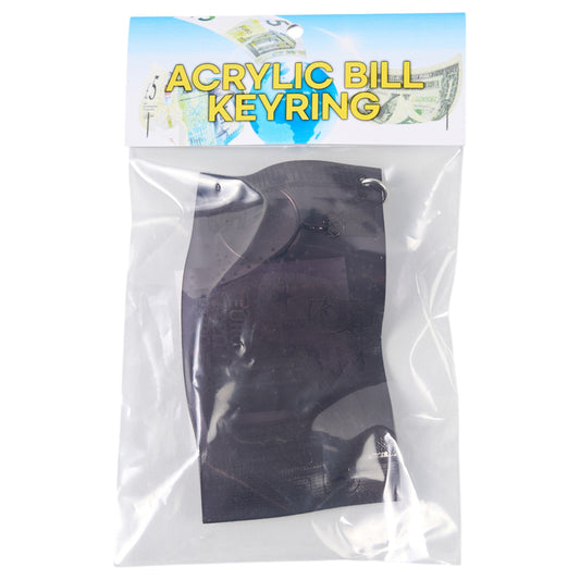 ACRYLIC KEYRING / BLACK