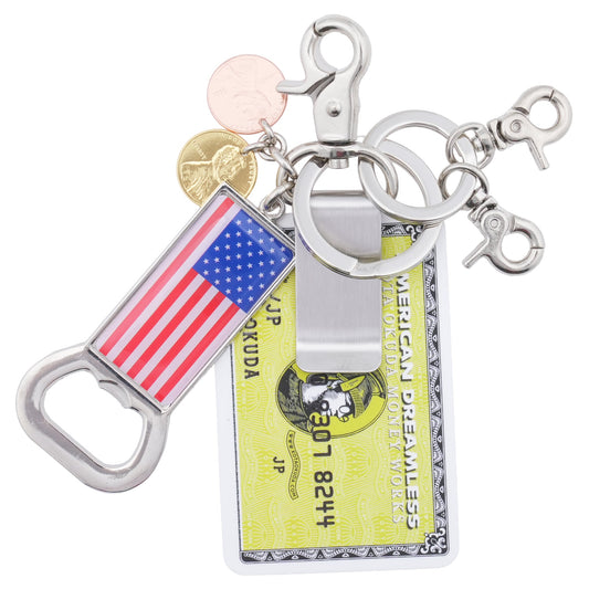 MONEY CLIP KEYRING / MULTI