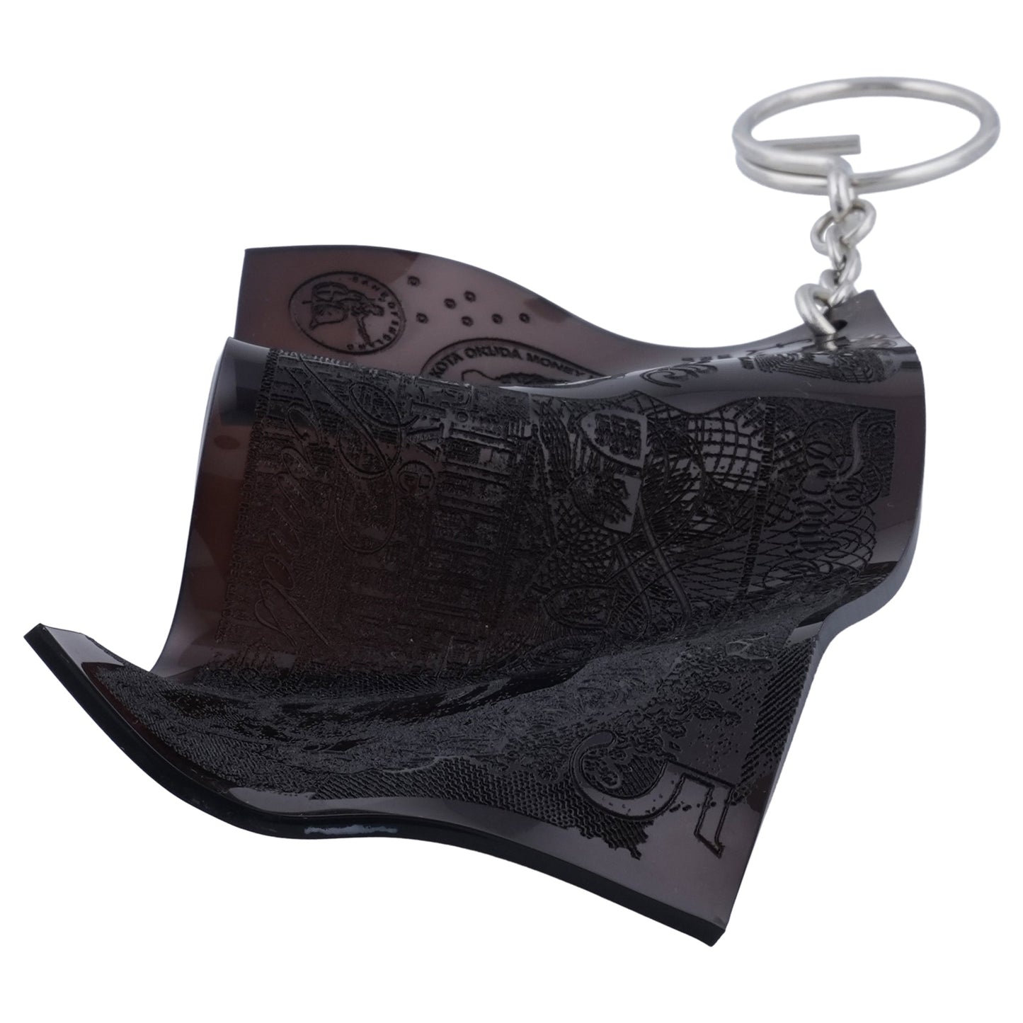 ACRYLIC KEYRING / BLACK