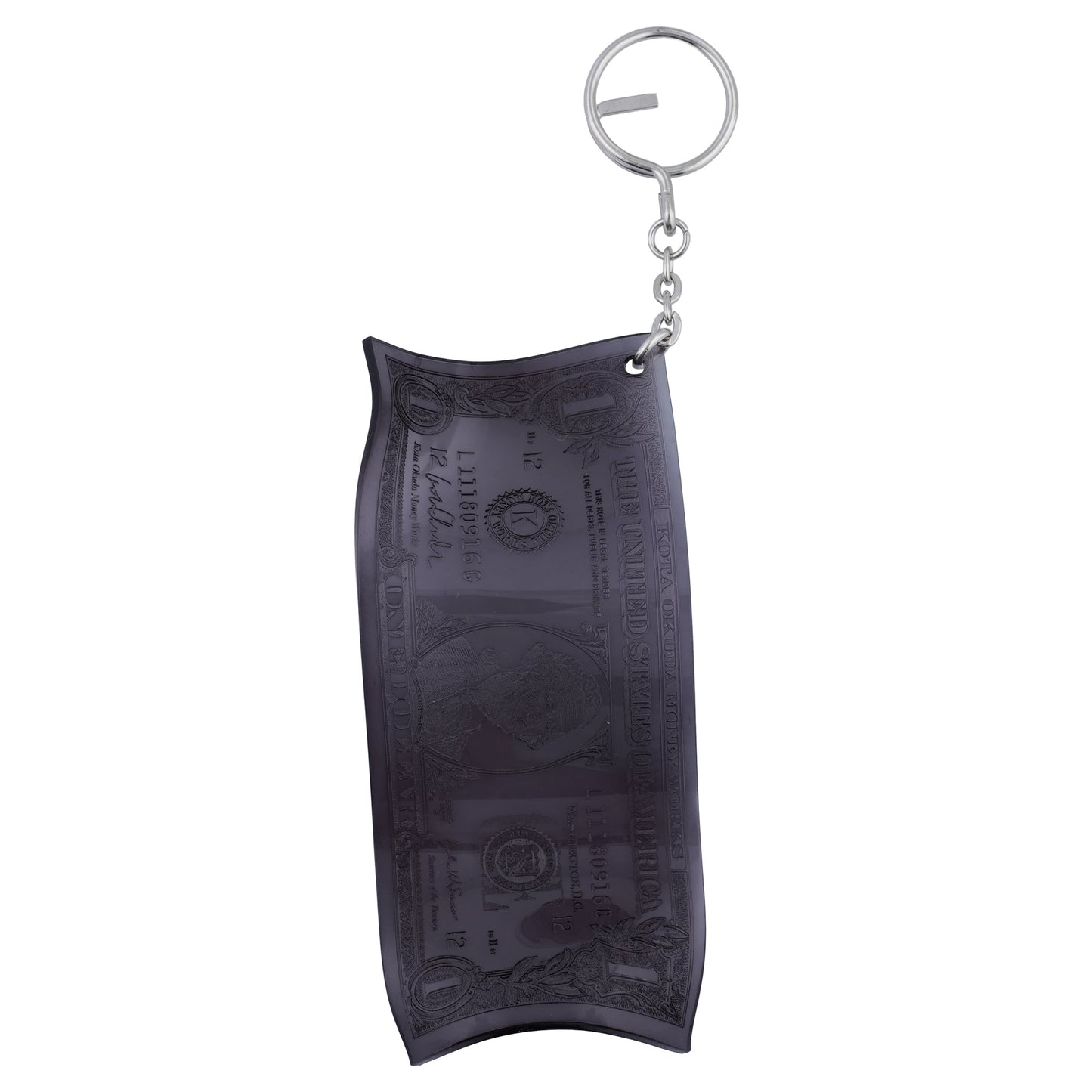 ACRYLIC KEYRING / BLACK