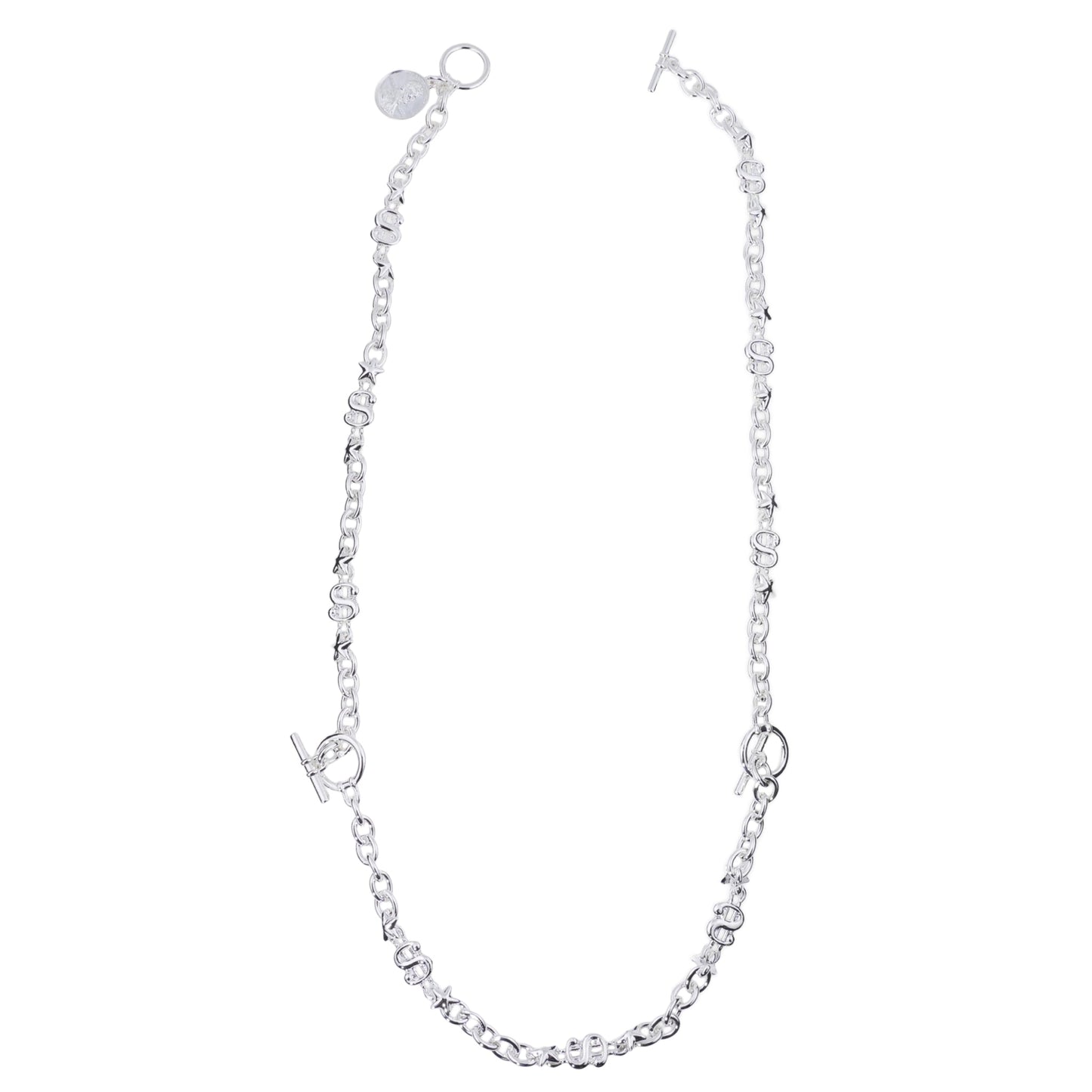 LAYERED NECKLACE / SILVER