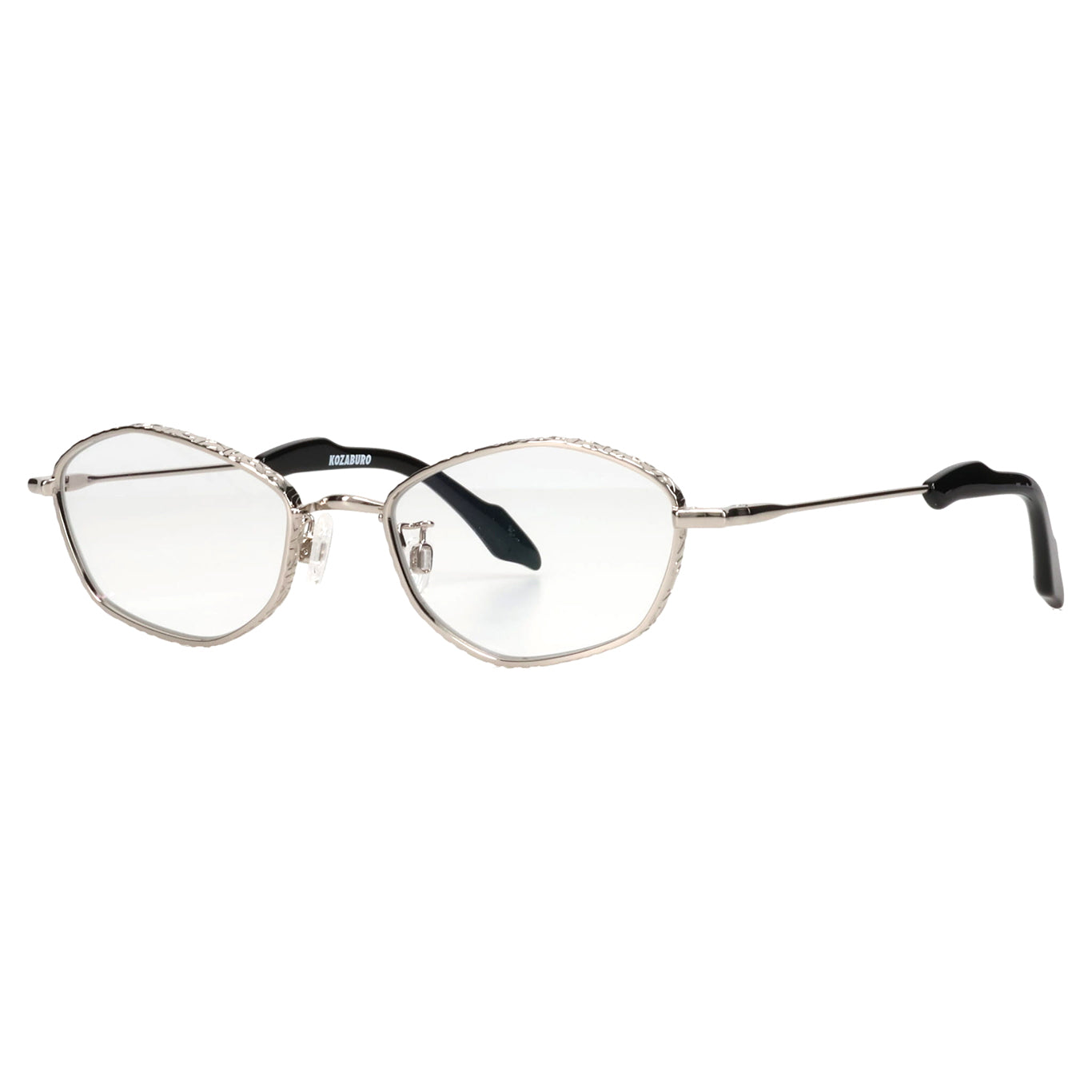 TRI ZABU GLASSES - CLEAR / SILVER