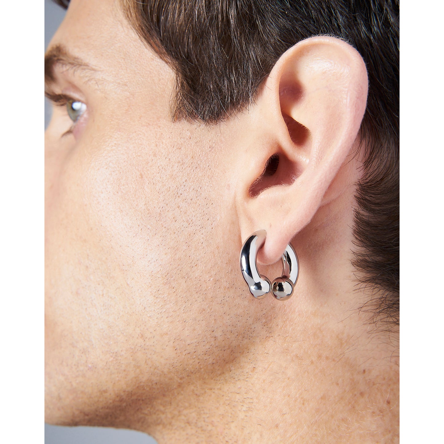 MINI ALBERT EARRING / SILVER