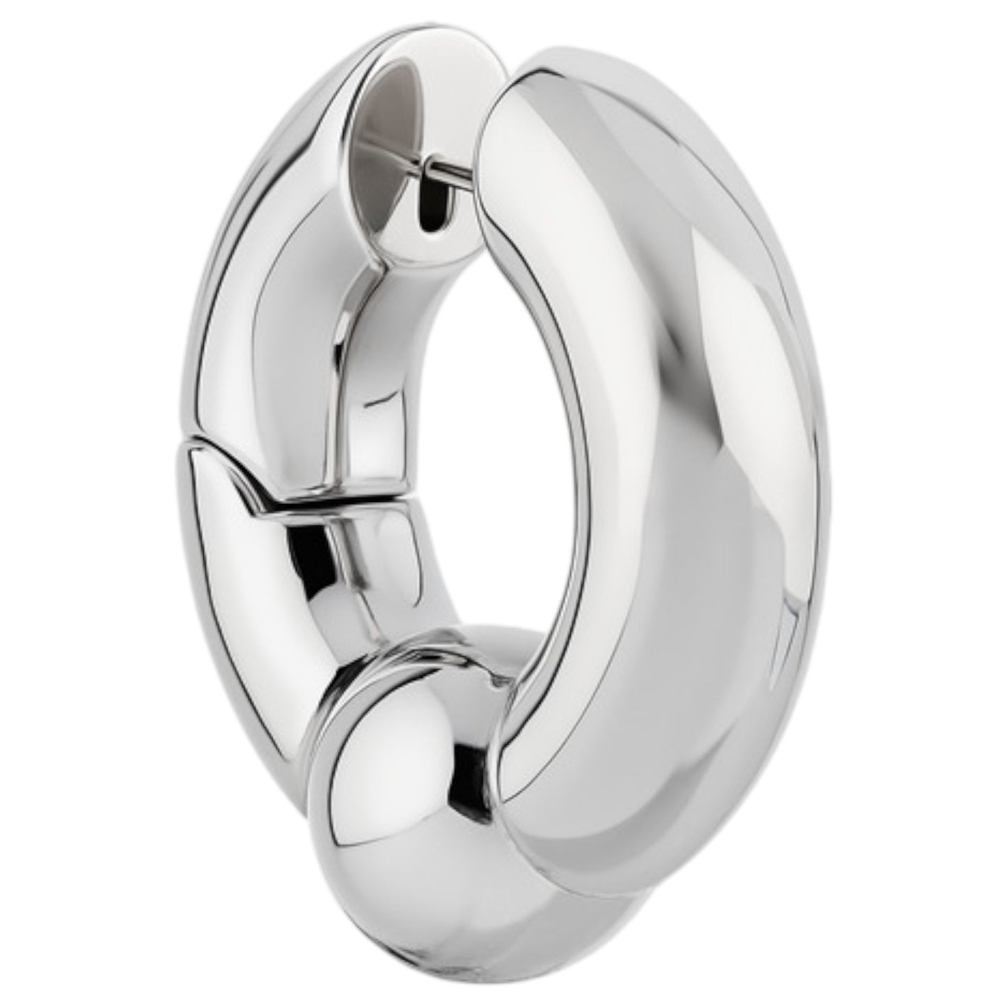BARBELL EARRING / SILVER