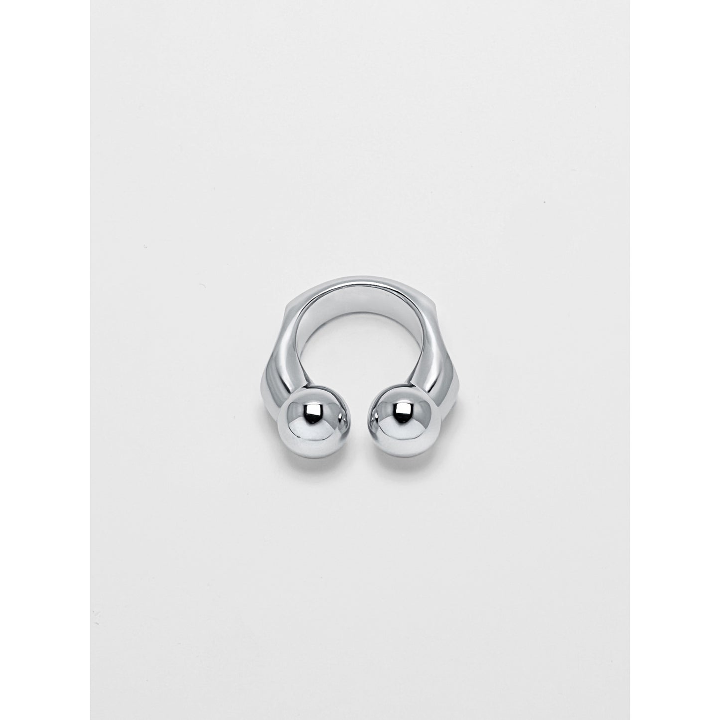 CHUNKY PIERCING RING / SILVER