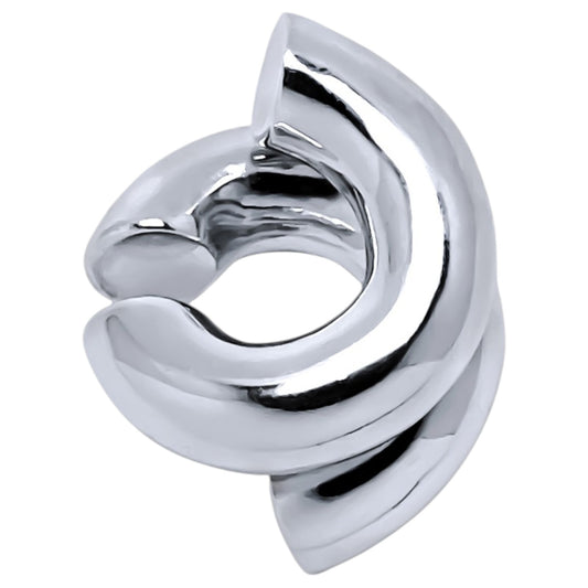 SPIRAL EAR CUFF / SILVER