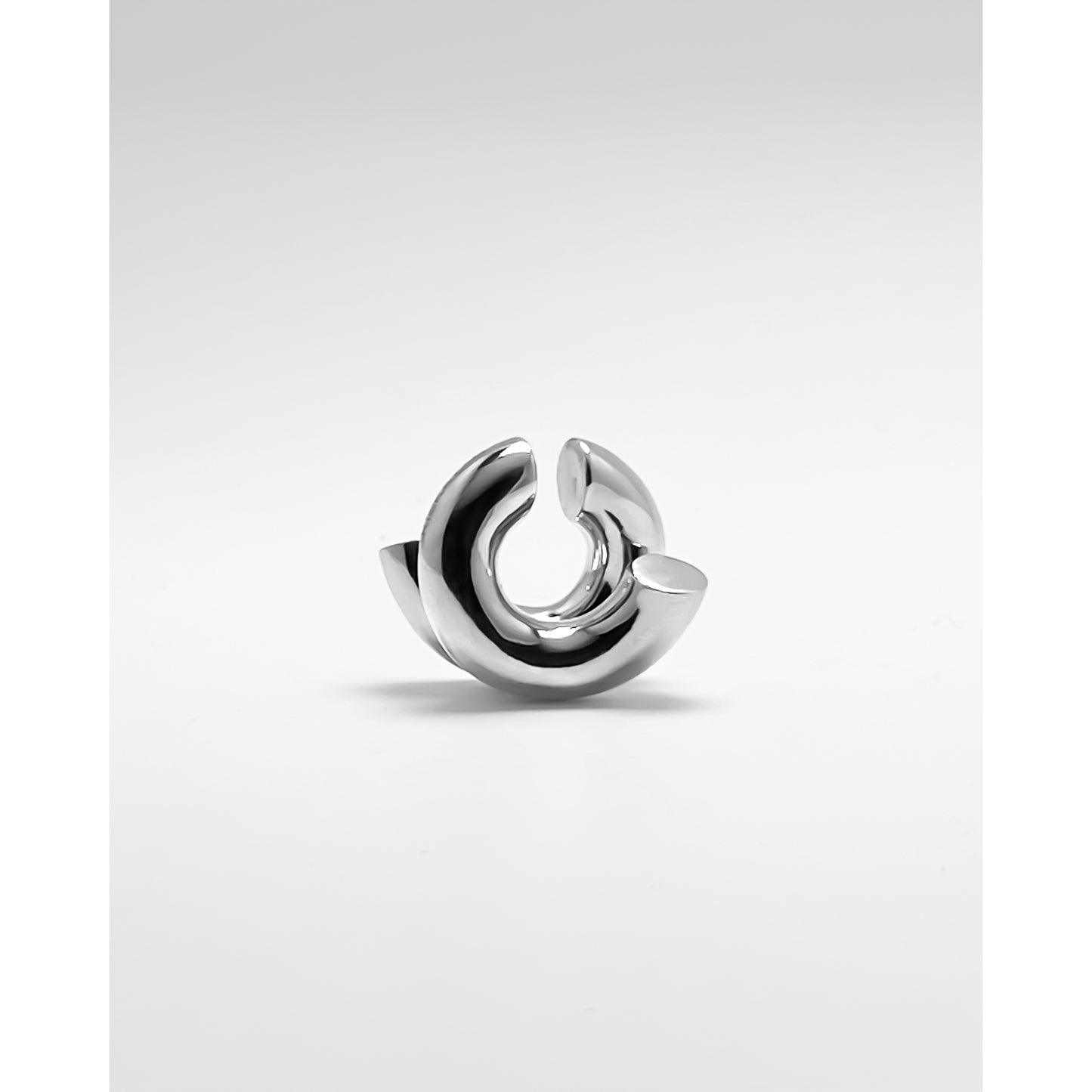 SPIRAL EAR CUFF / SILVER