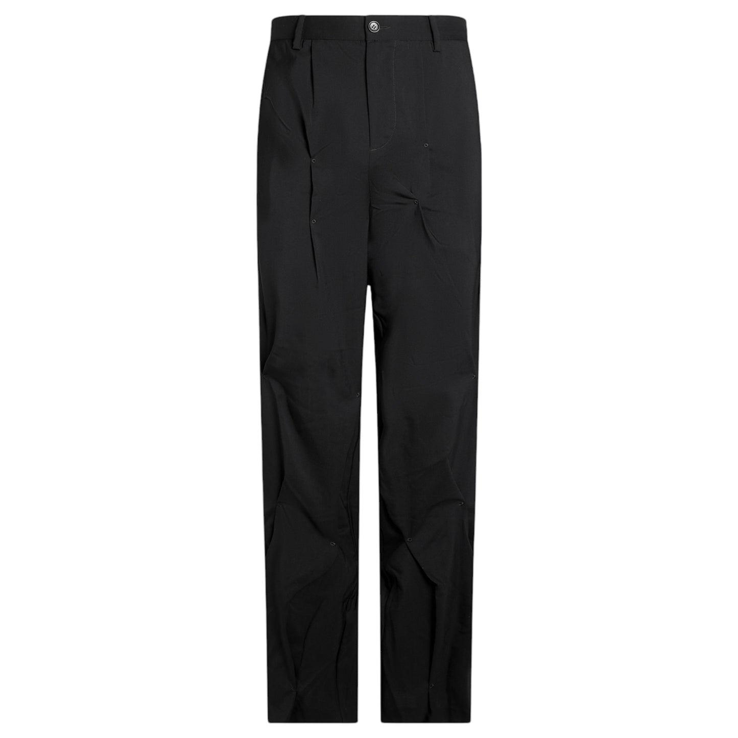 TAILORED RIVET PANTS / BLACK