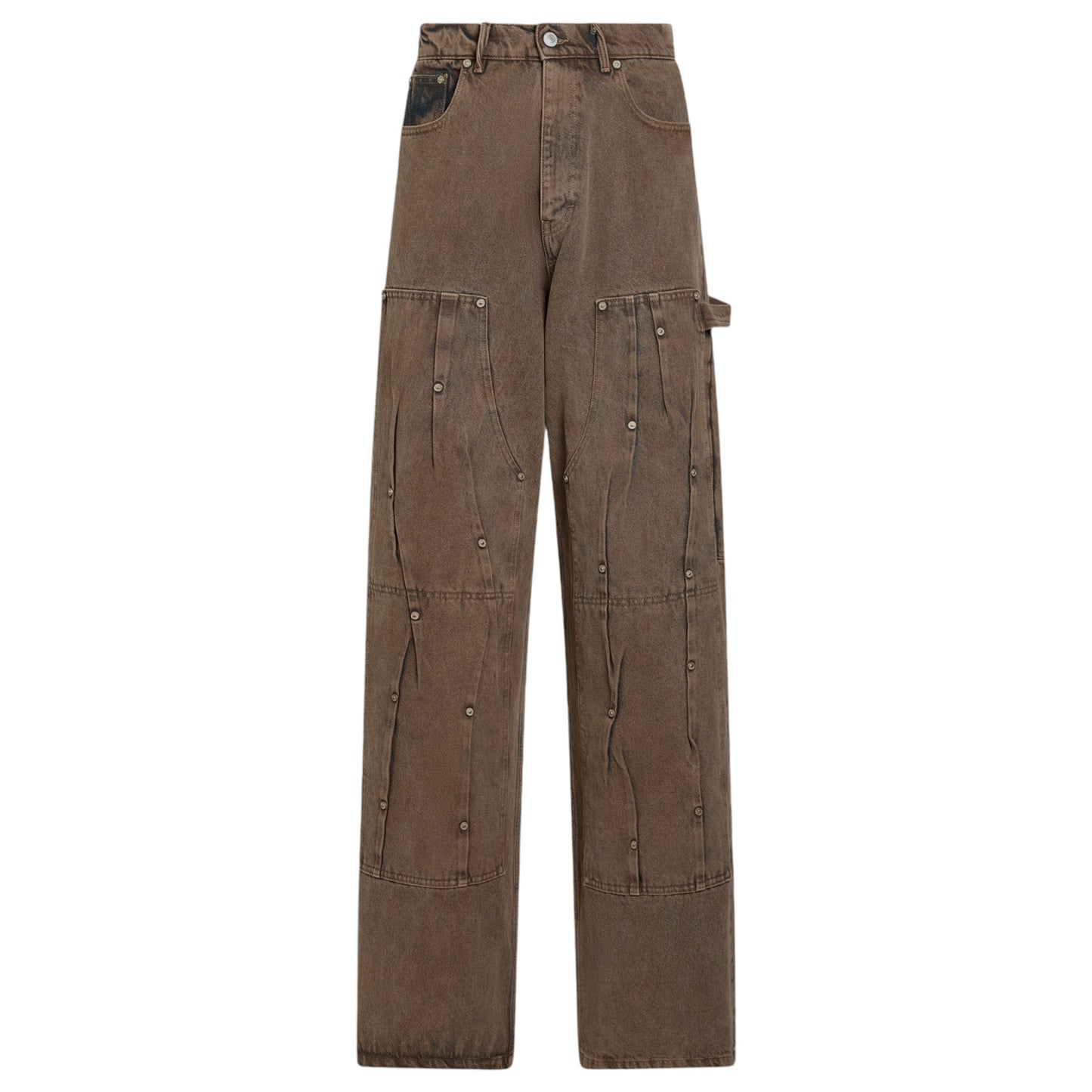 WORKWEAR MULTI RIVET DENIM / BROWN