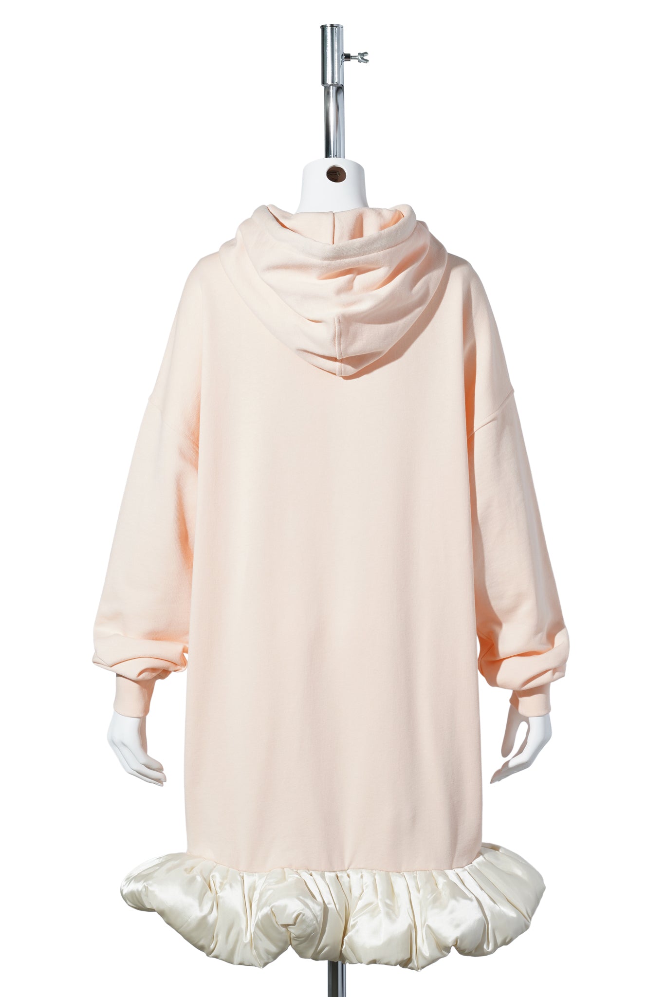 KUR HOTEL ST. MORITZ HOODIE DRESS / PEACH