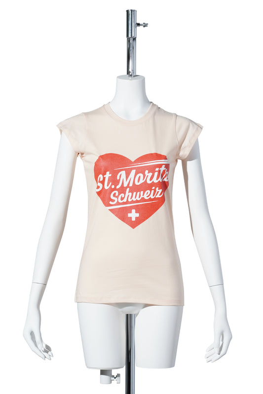 ST MORITZ TEE / PEACH