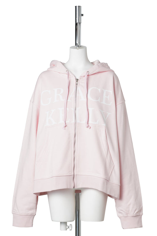 GRACE KELLY HOODIE / BABY PINK