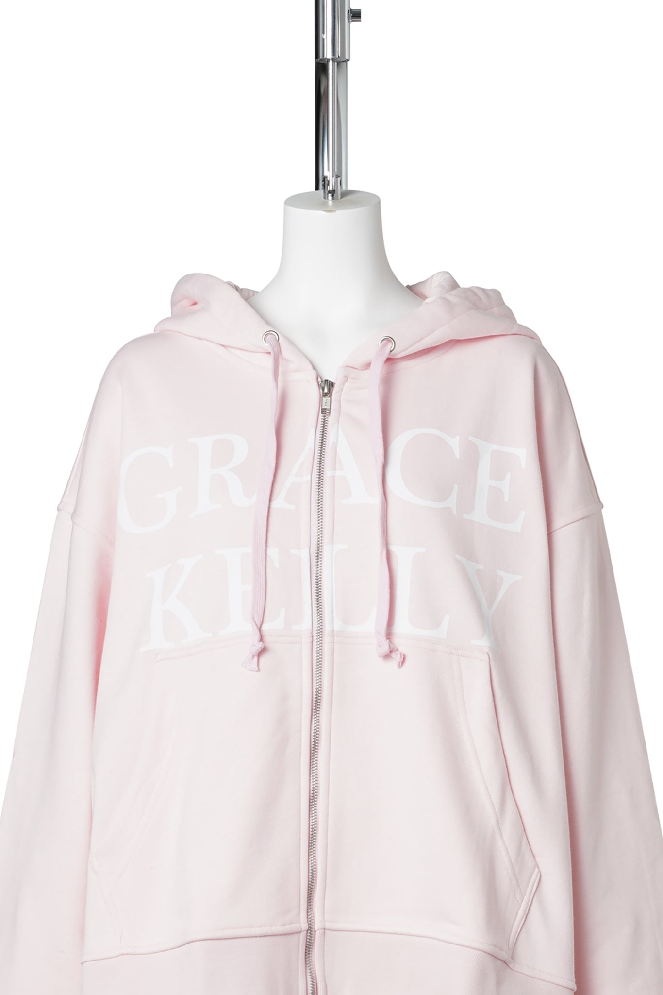 GRACE KELLY HOODIE / BABY PINK