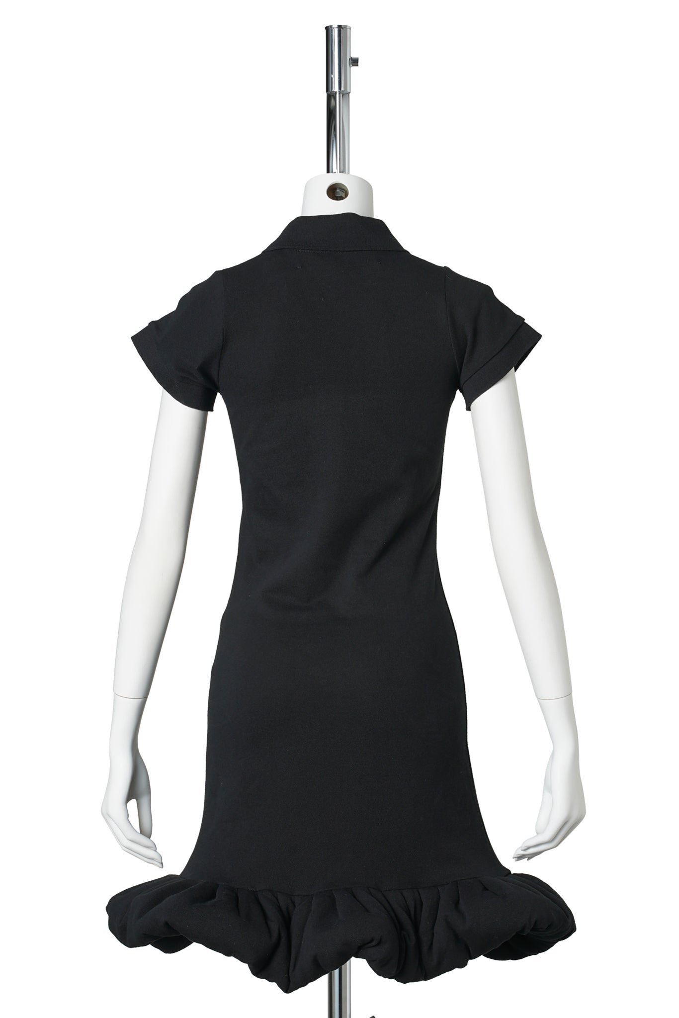 MONACO BUBBLE POLO DRESS SVAROVSKI / BLACK