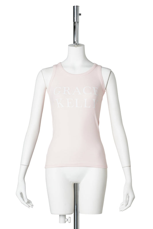 GRACE KELLY TANK TOP / BABY PINK