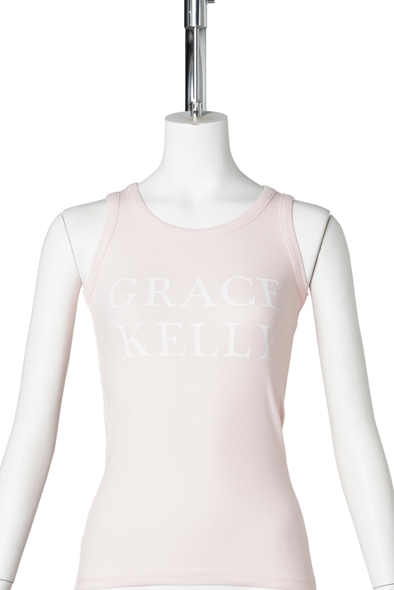 GRACE KELLY TANK TOP / BABY PINK