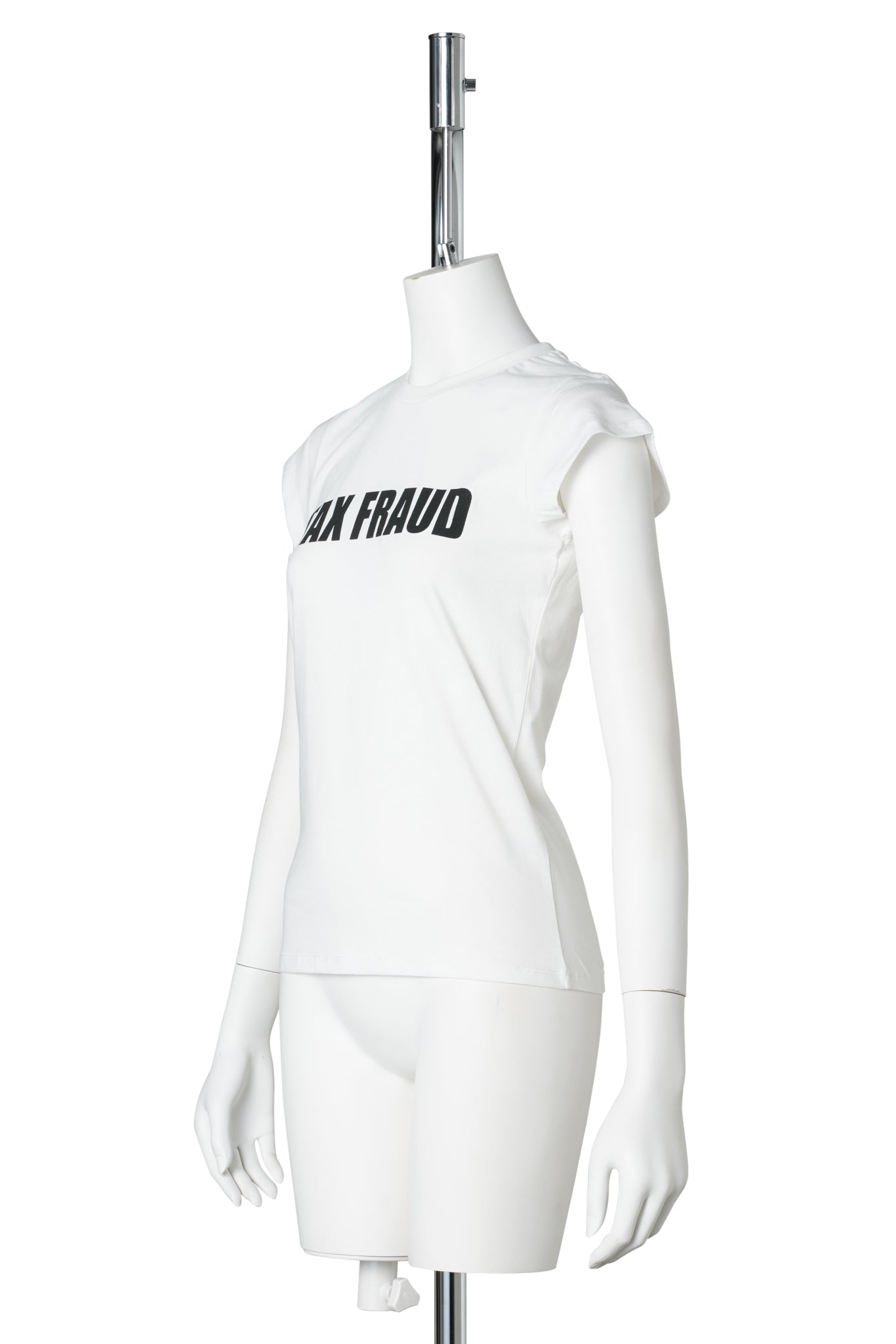 TAX FRAUD BABY TEE / WHITE