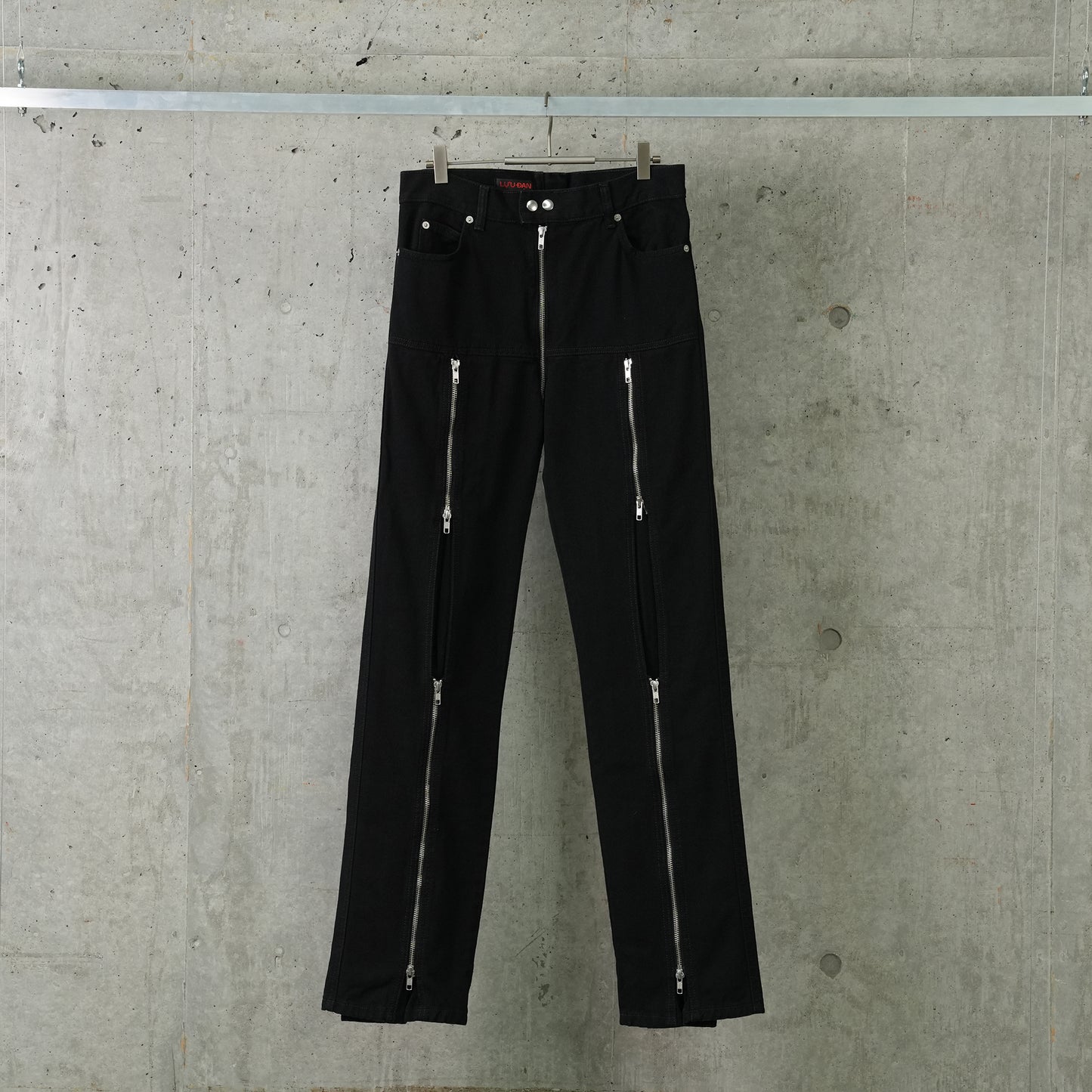 ZIPPED RIOT 5-POCKET / BLACK RINSE