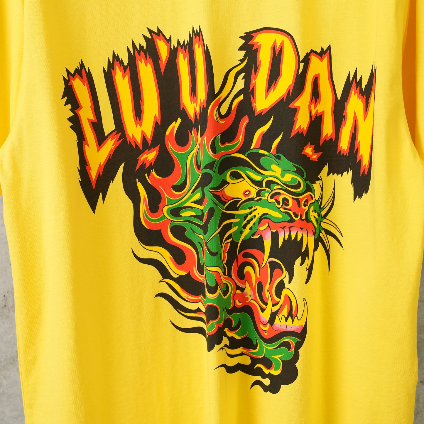 GRAPHIC TEE / YELLOW/BLAZING TIGER