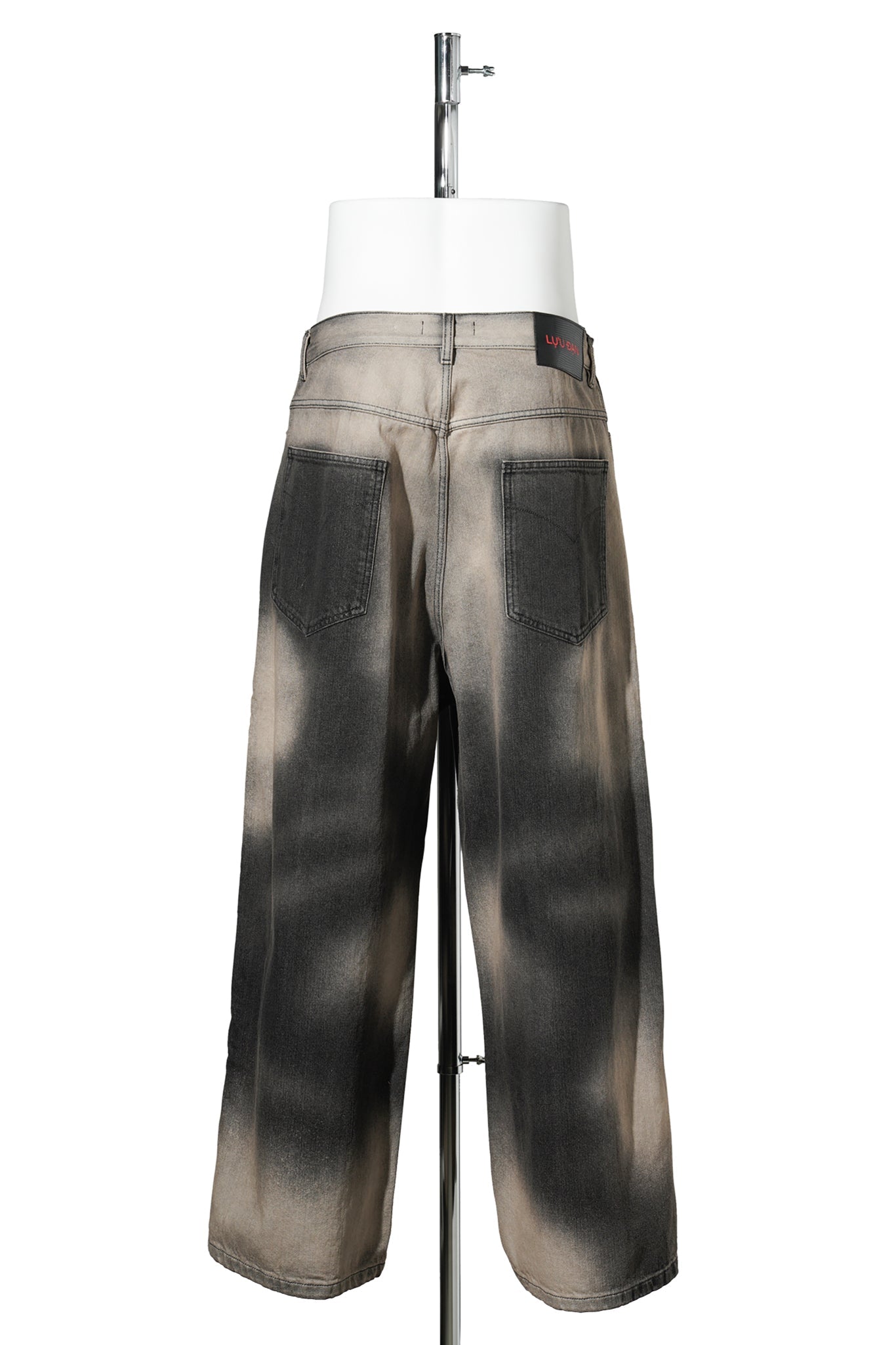 SIDE ZIP JEANS / DEEP STAIN