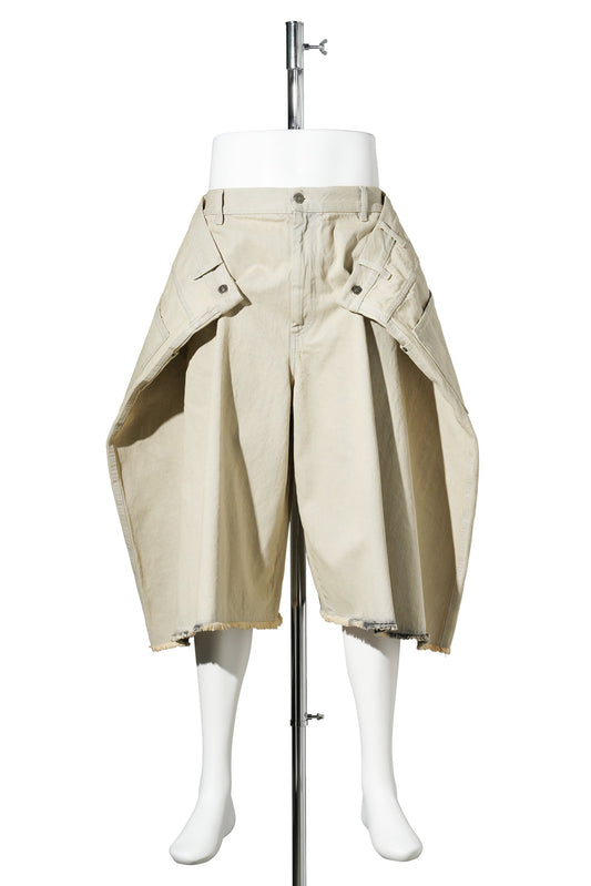 MAXI SHORTS / WHITE WASHED