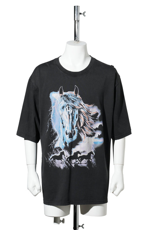 OVERSIZED CONCERT TEE / VINTAGE BLACK