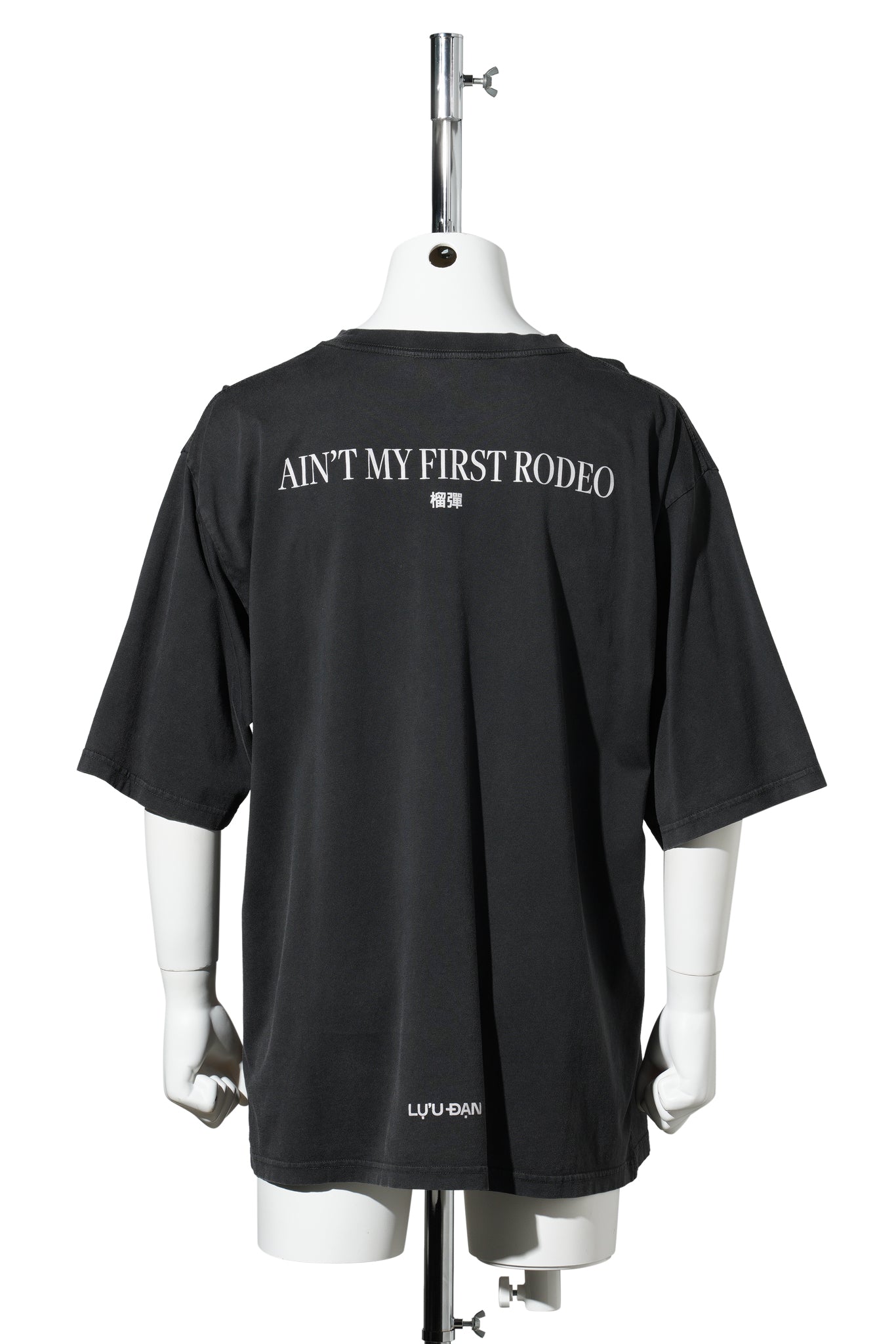 OVERSIZED CONCERT TEE / VINTAGE BLACK