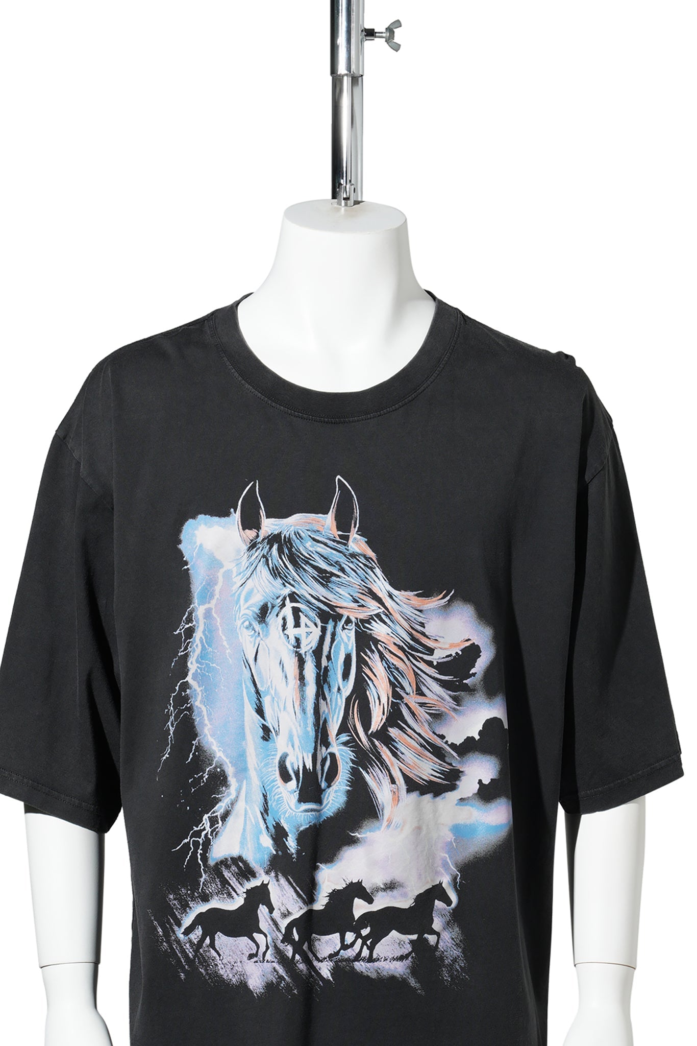 OVERSIZED CONCERT TEE / VINTAGE BLACK
