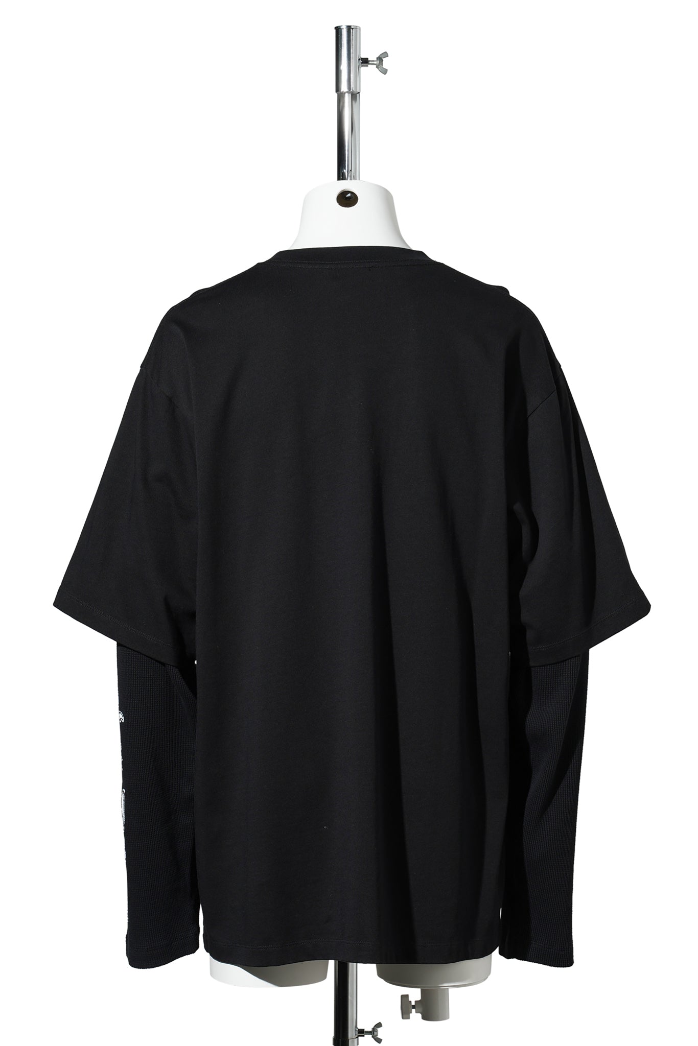 DOUBLE DECK TEE / BLACK/PUNK FLYER