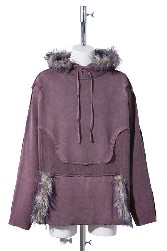 FRANCES ARMOUR HOODIE / PURPLE