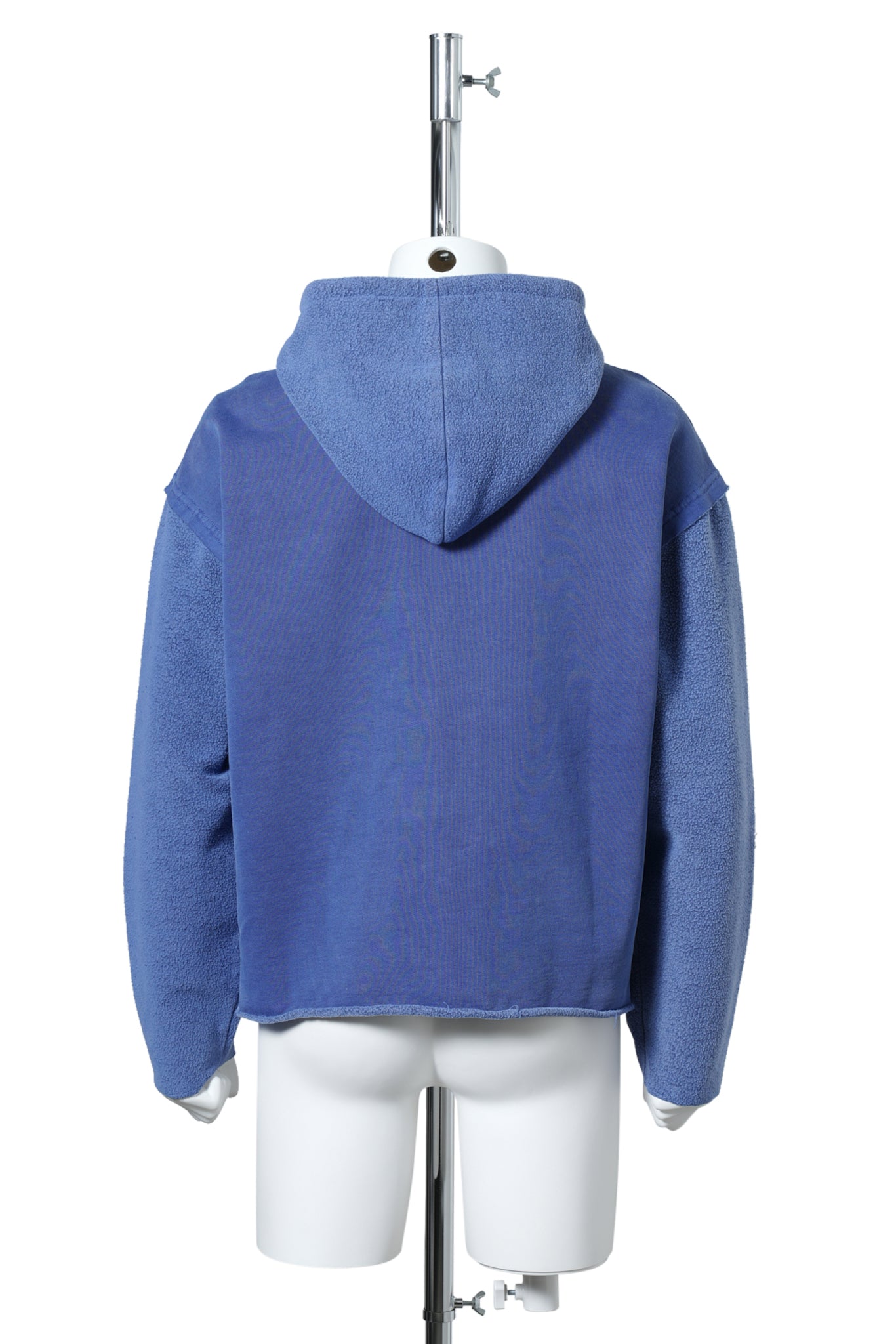 COLLEGIATE EMBROIDERED HOODIE / BLUE