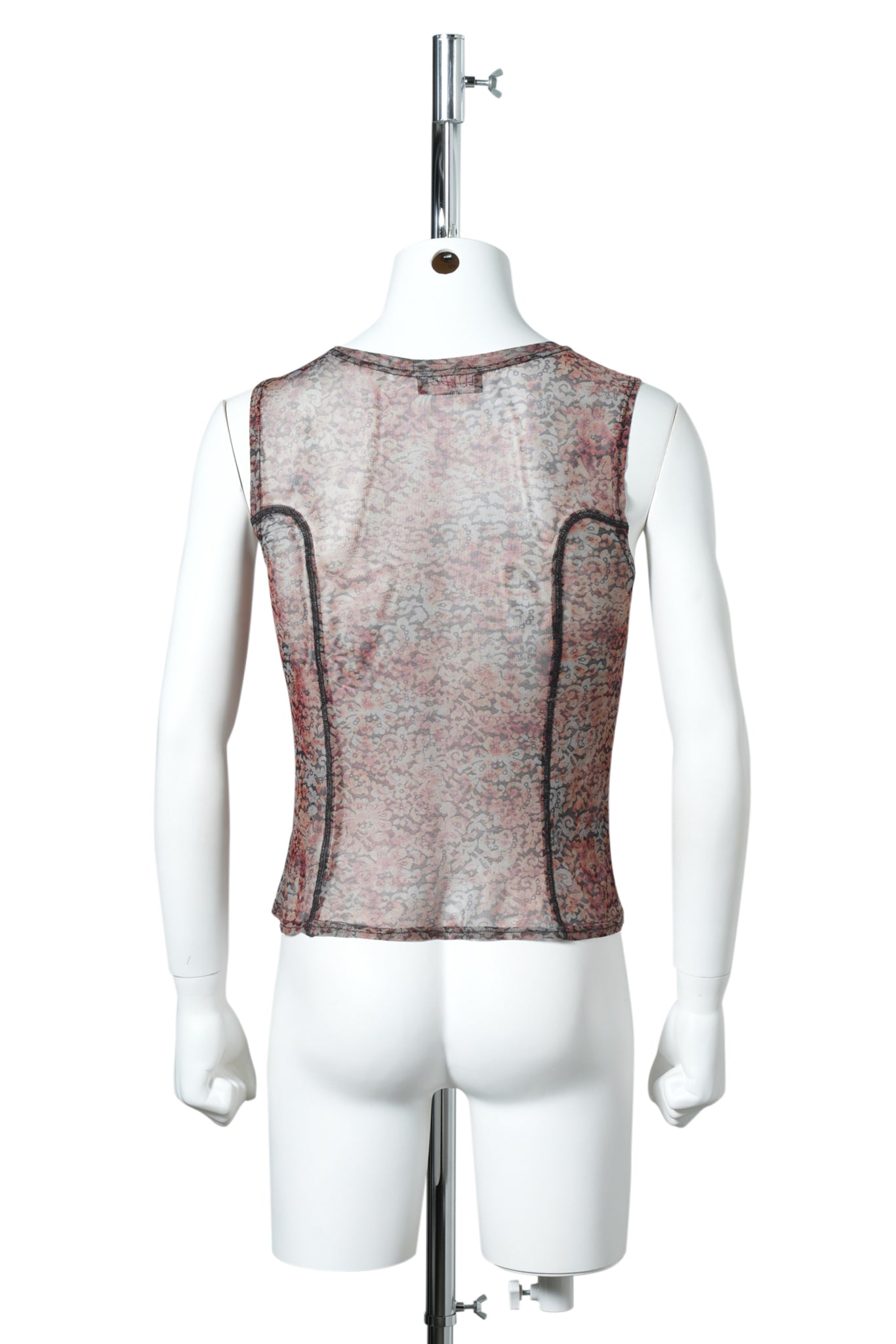 BEN MESH TANK / DARK RUST