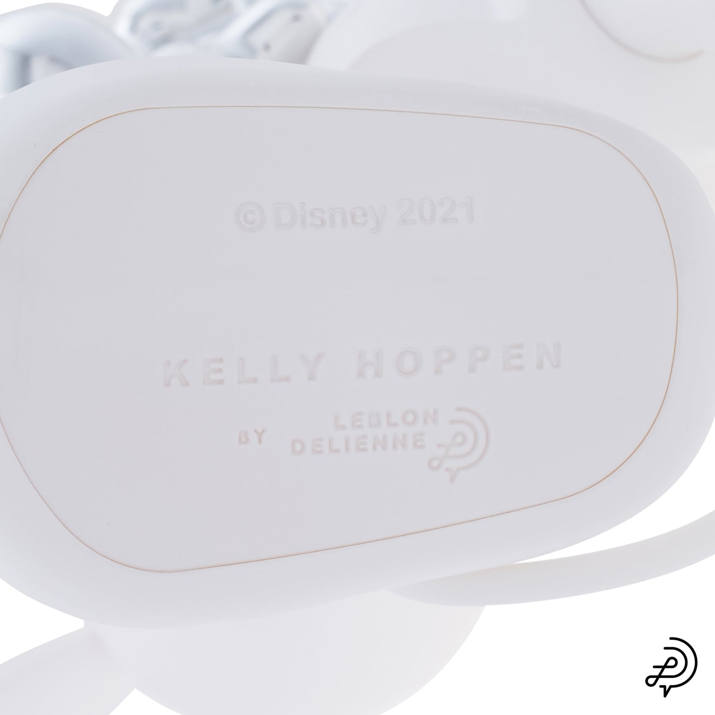 MICKEY WITH LOVE 30cm BY KELLY HOPPEN / 10:MATT WHITE & CHROMED SILVER