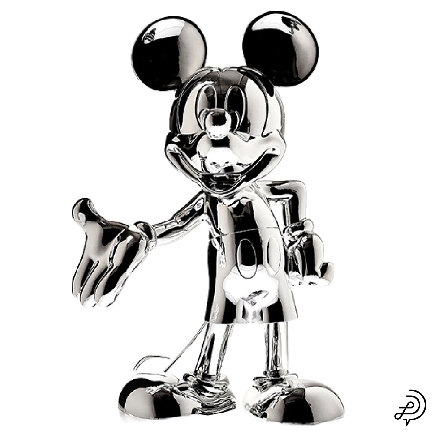 MICKEY WELCOME 30cm / 00:CHROMED SILVER