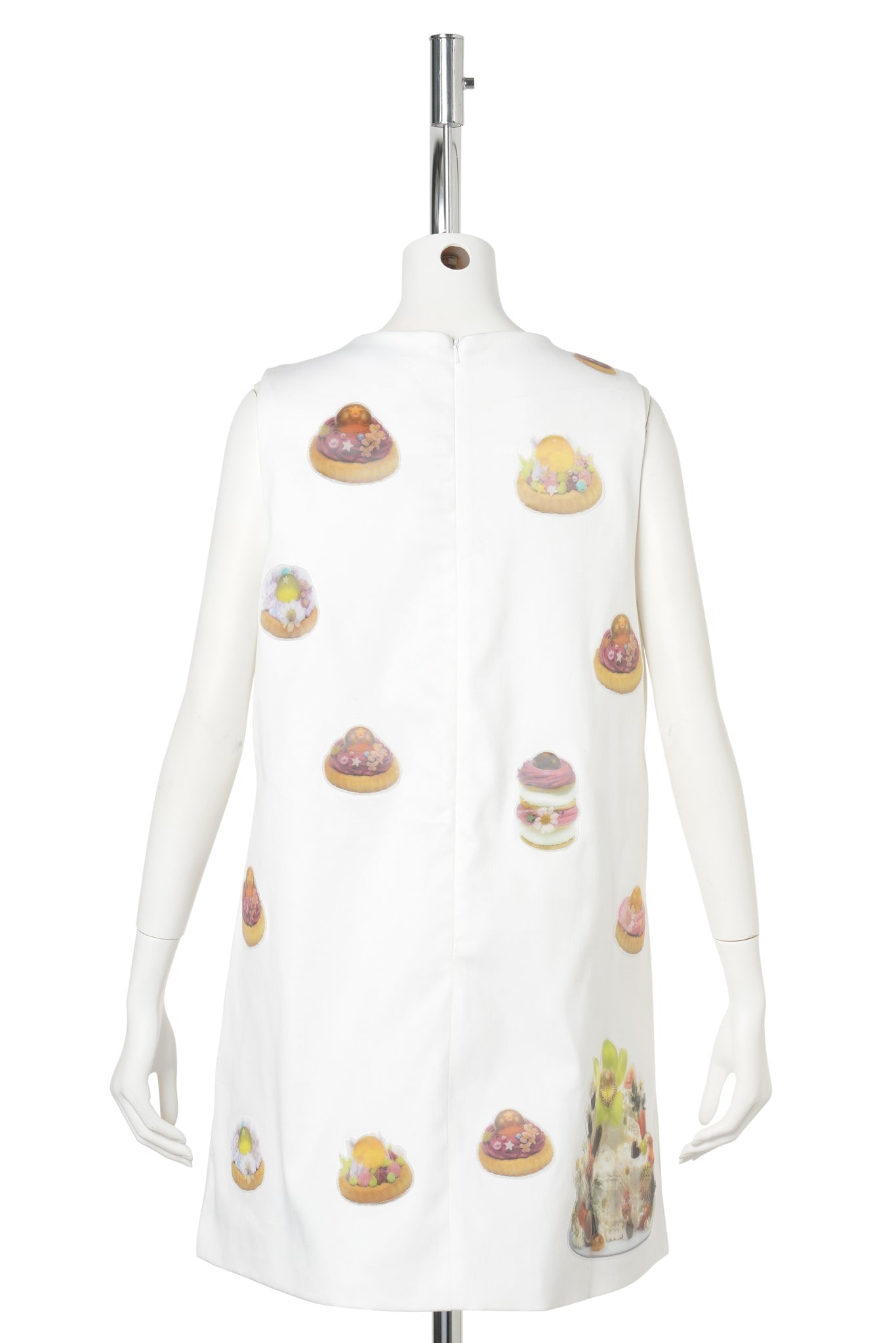 QUEREMOS PASTELES PATCHWORK MINI SHIFT DRESS / TARTLET W/ WHITE