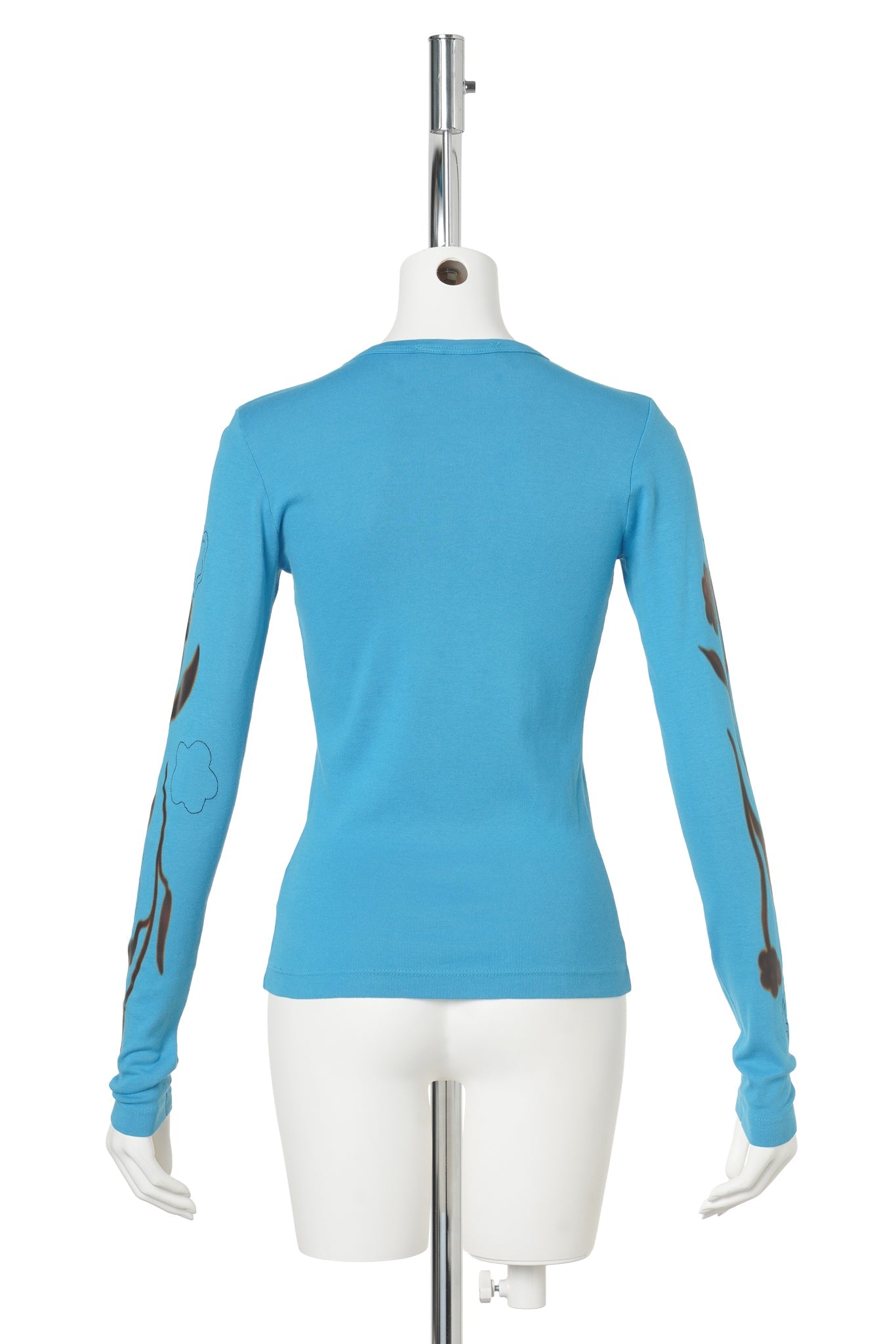 BABY CALF EMBROIDERED LONGSLEEVE / BLUE