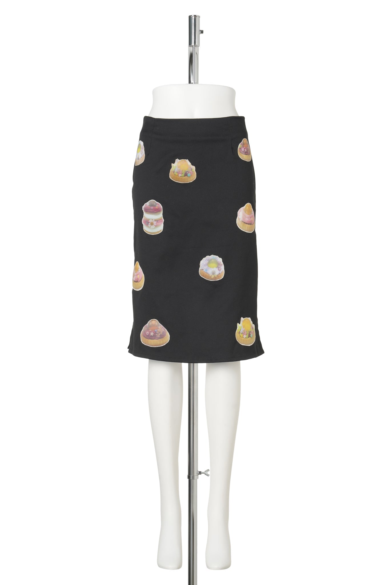 LENTICULAR QUEREMOS PASTELES TARTLETTE PATCHWORK MIDI / BLACK