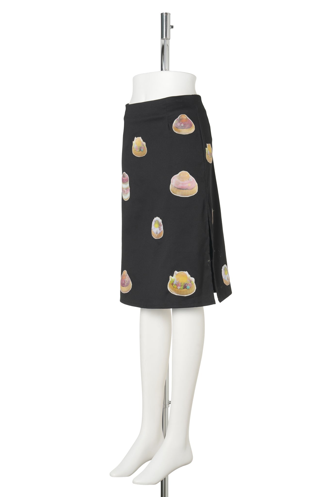 LENTICULAR QUEREMOS PASTELES TARTLETTE PATCHWORK MIDI / BLACK