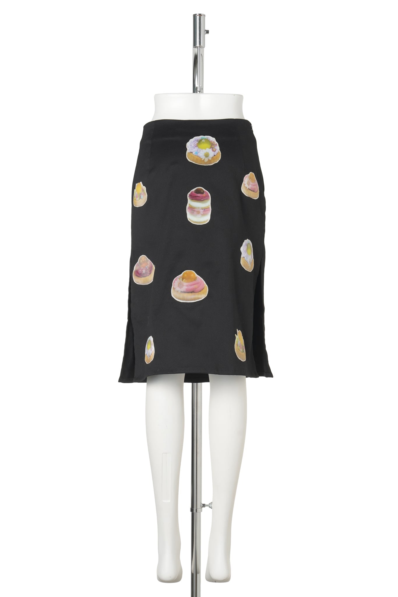 LENTICULAR QUEREMOS PASTELES TARTLETTE PATCHWORK MIDI / BLACK
