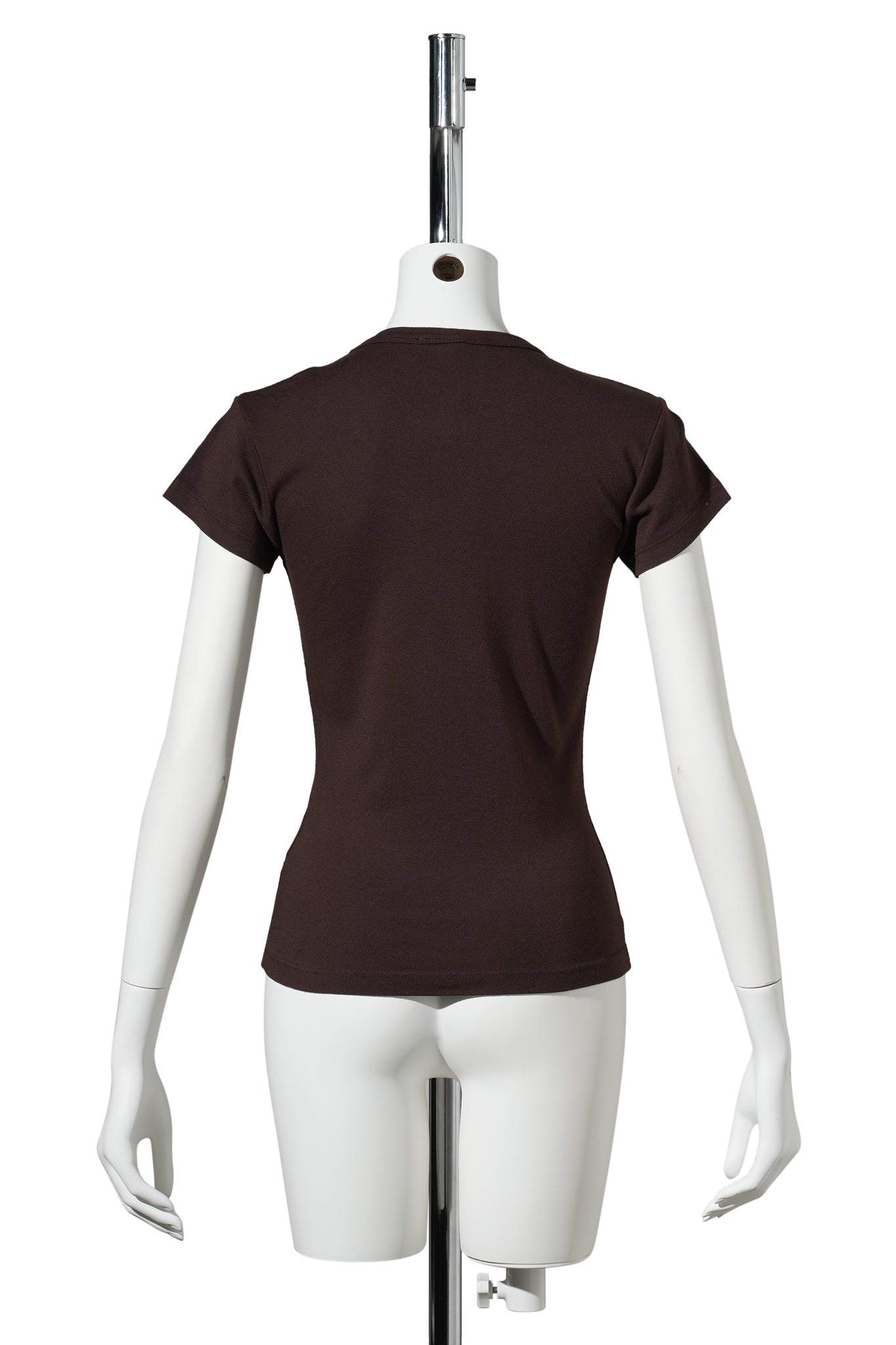 MUSHROOM BABY TEE / BROWN W/MUSHROOM