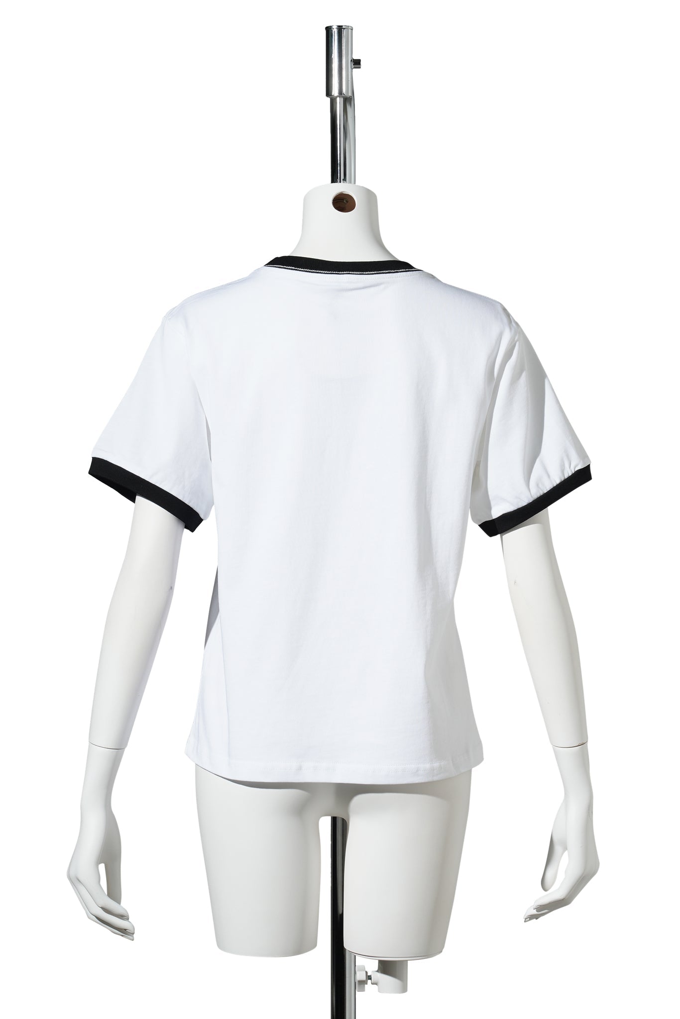 STAR RINGER TEE / WHITE W/STAR