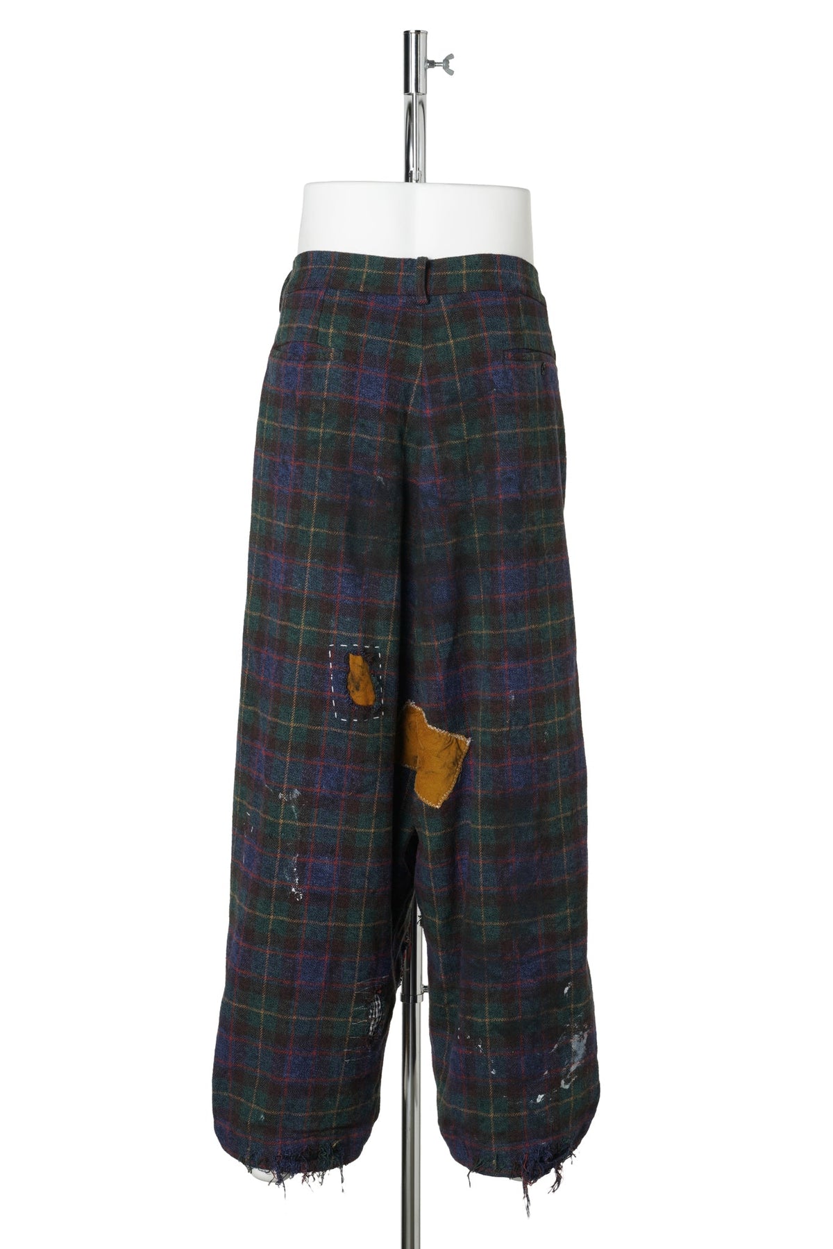 PIERROT TROUSERS / GREEN CHECK