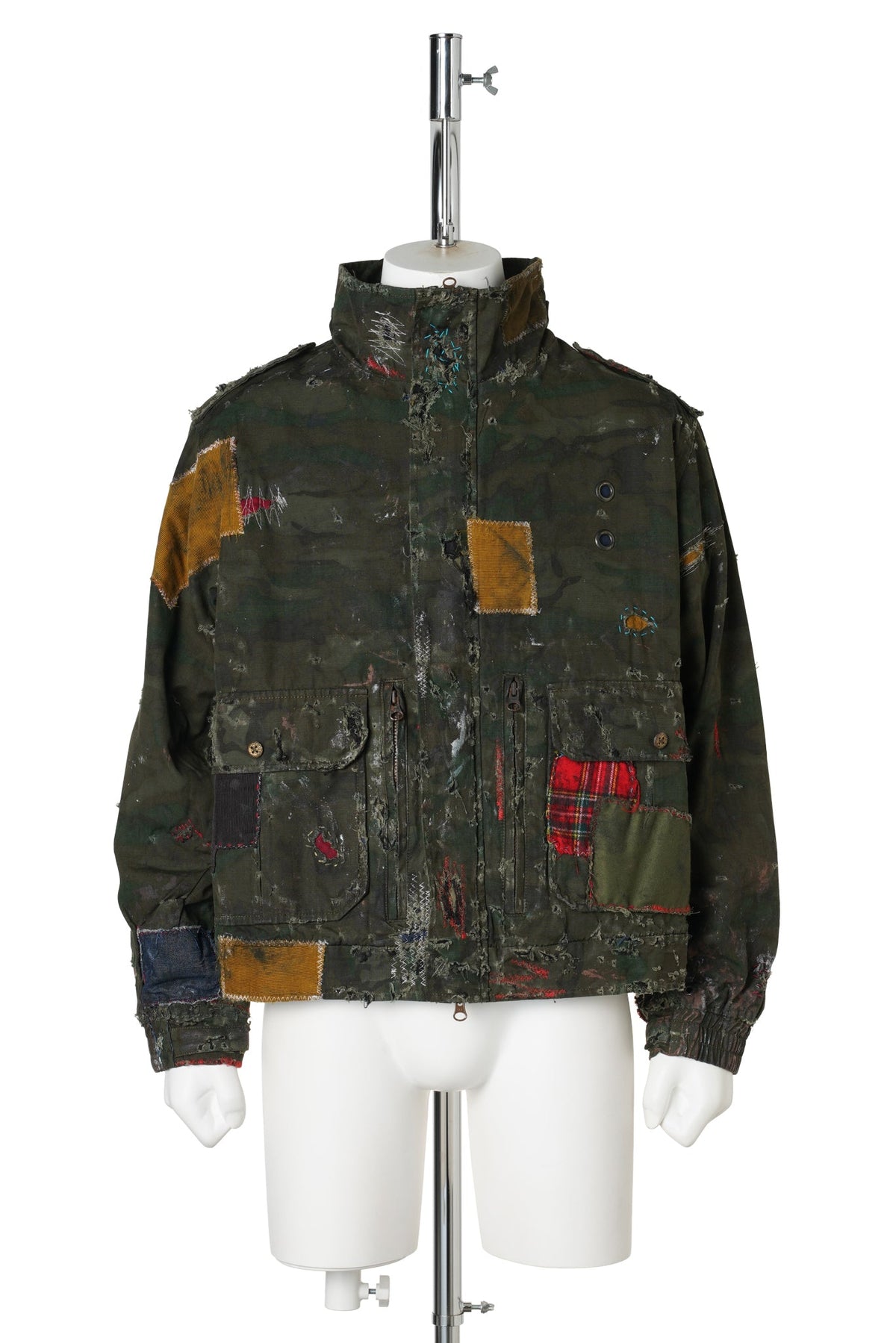 VILLAIN POLICEMAN JACKET / WOODLAND CAMO