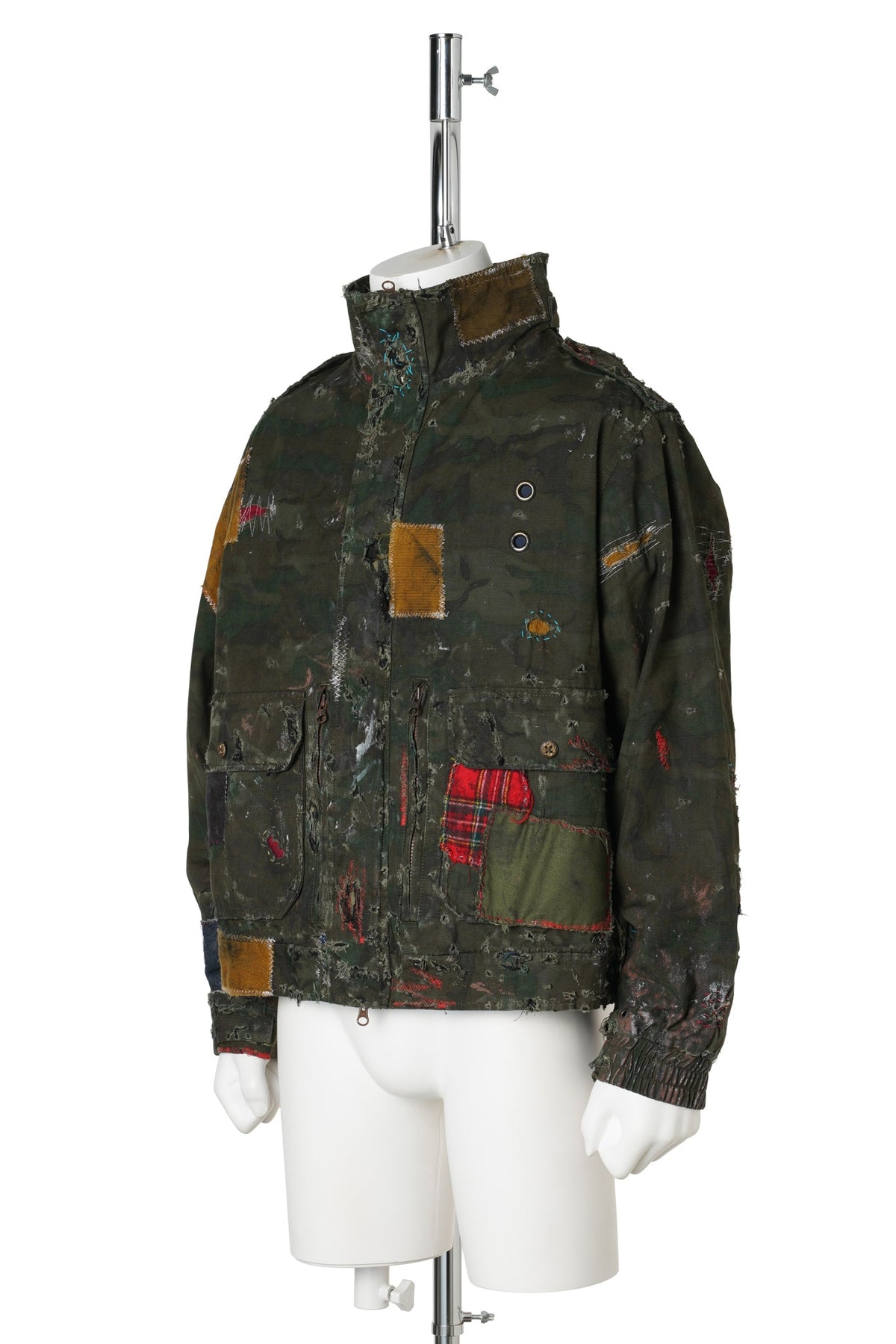 VILLAIN POLICEMAN JACKET / WOODLAND CAMO